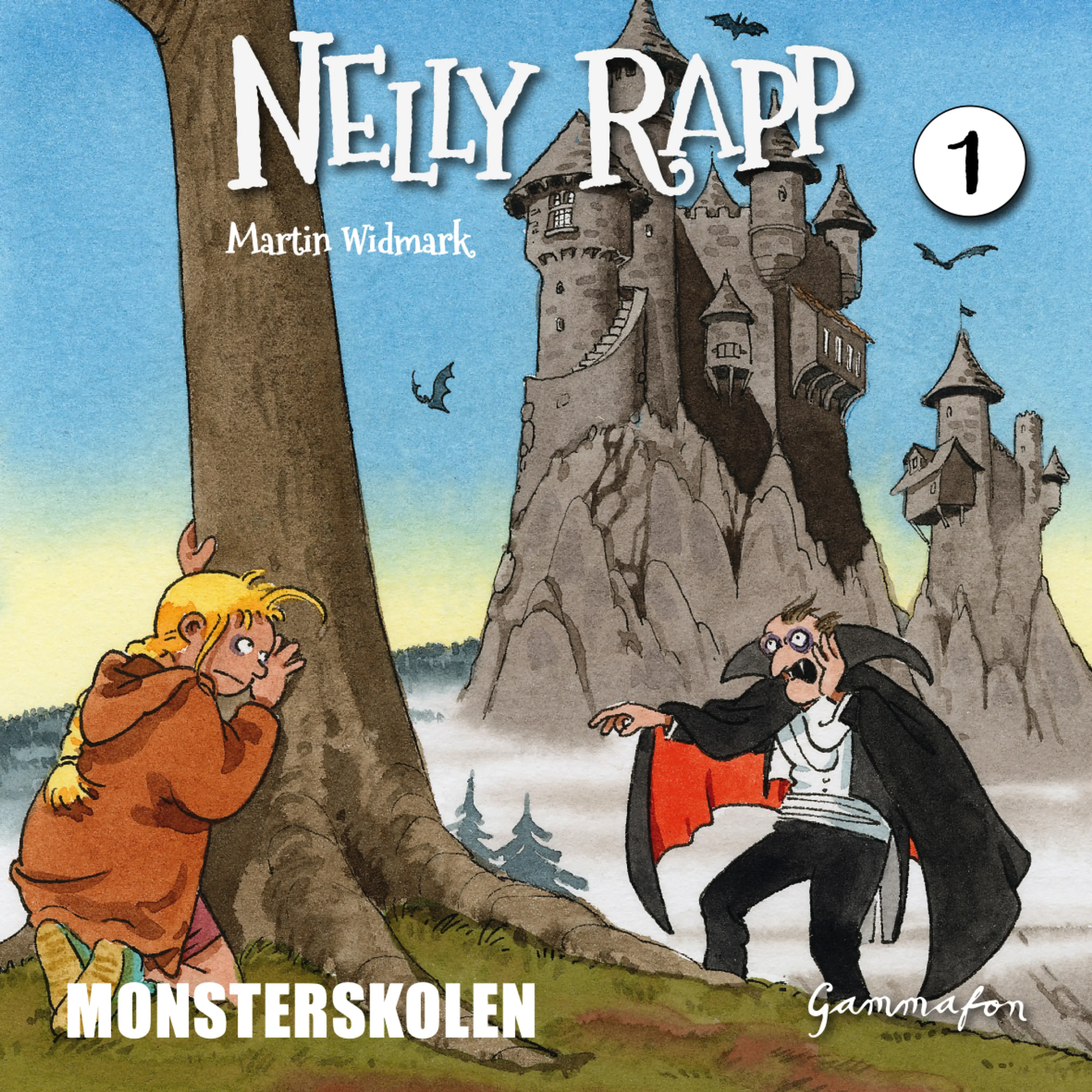 Omslag Nelly Rapp - Monsterskolen av Martin Widmark (Lydbok)