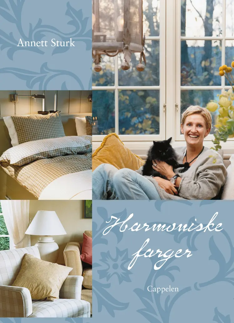 Omslag Harmoniske farger av Annett Sturk (Innbundet)
