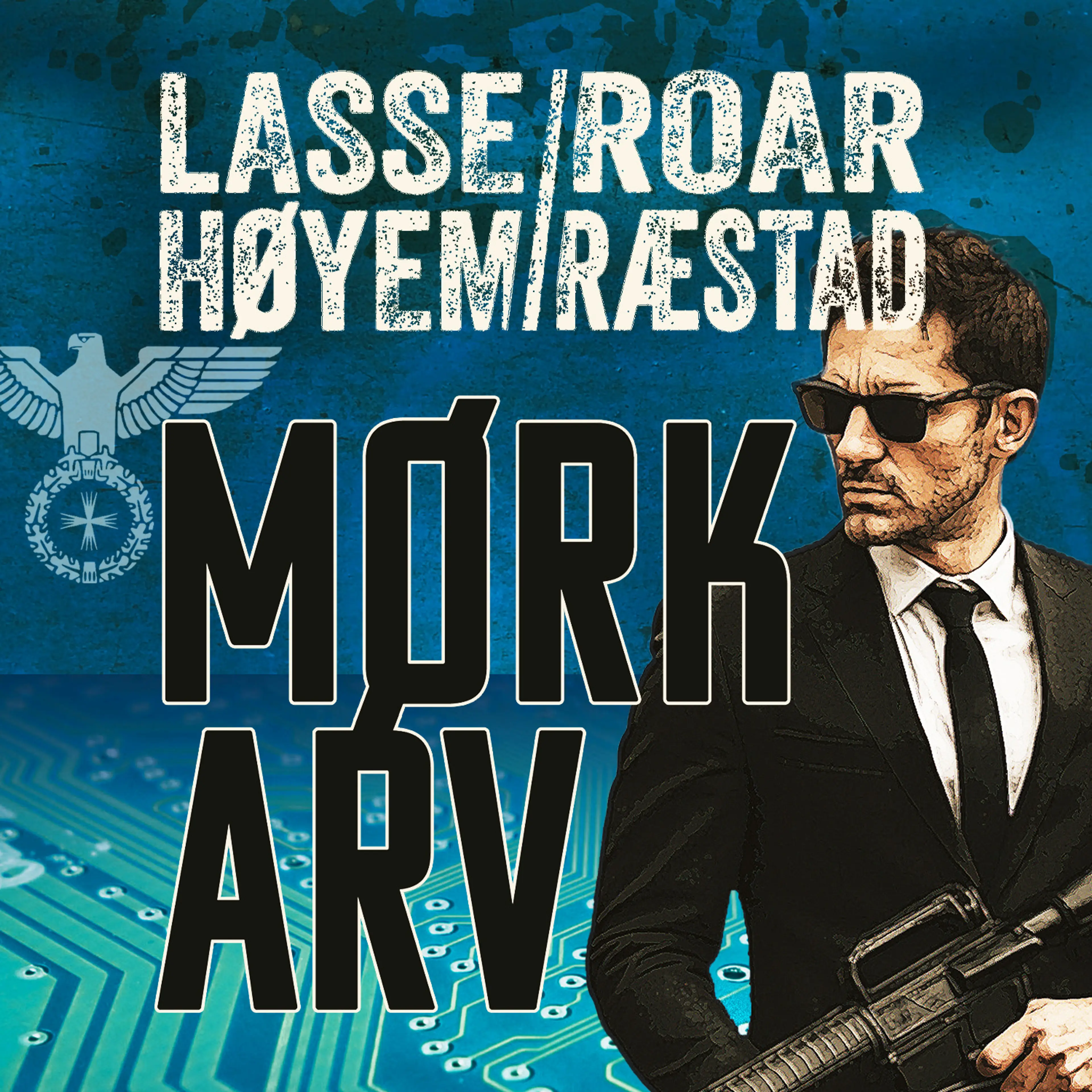 Omslag Mørk arv av Lasse Høyem og Roar Ræstad (Lydbok)
