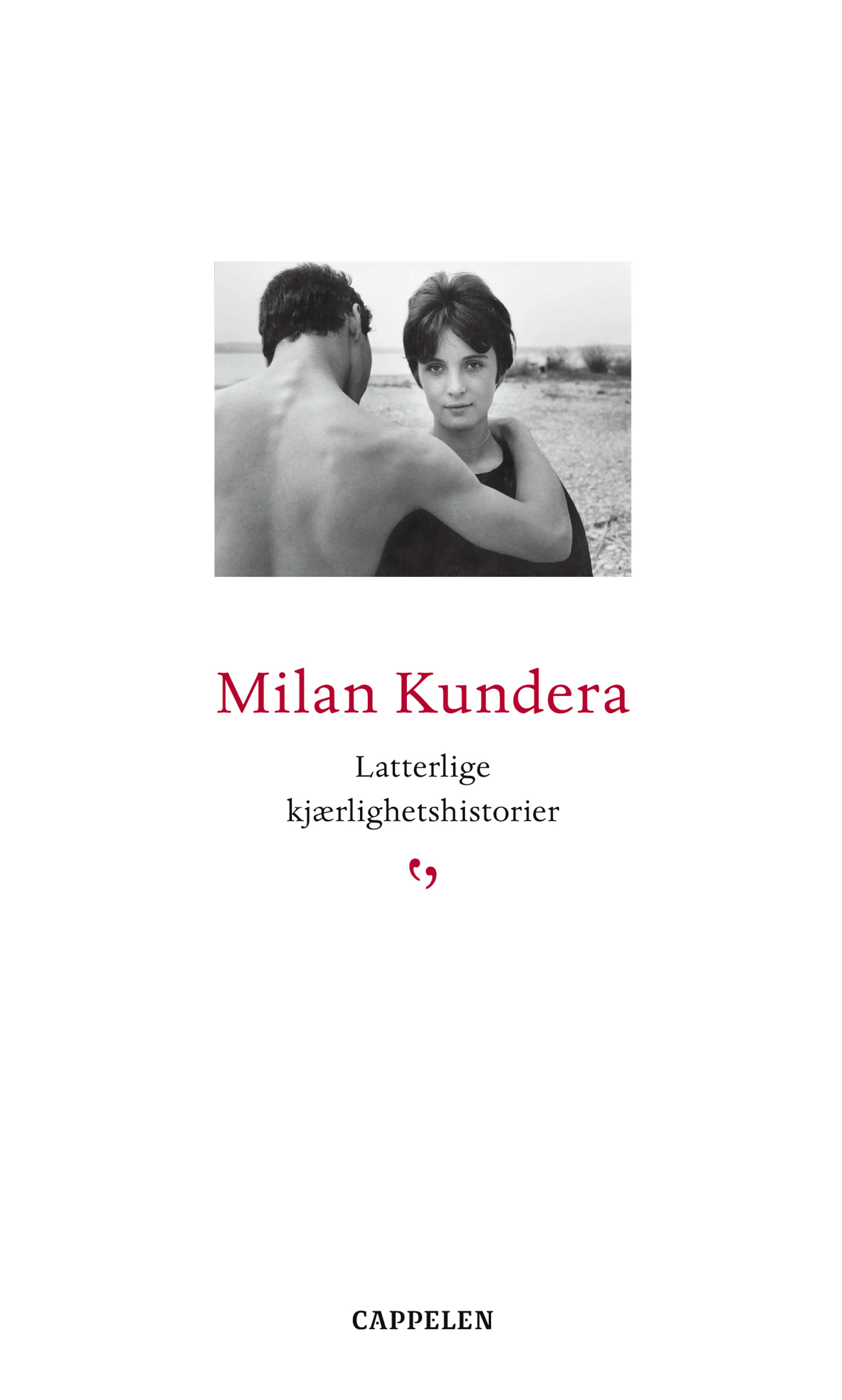 Omslag Latterlige kjærlighetshistorier av Milan Kundera (Heftet)