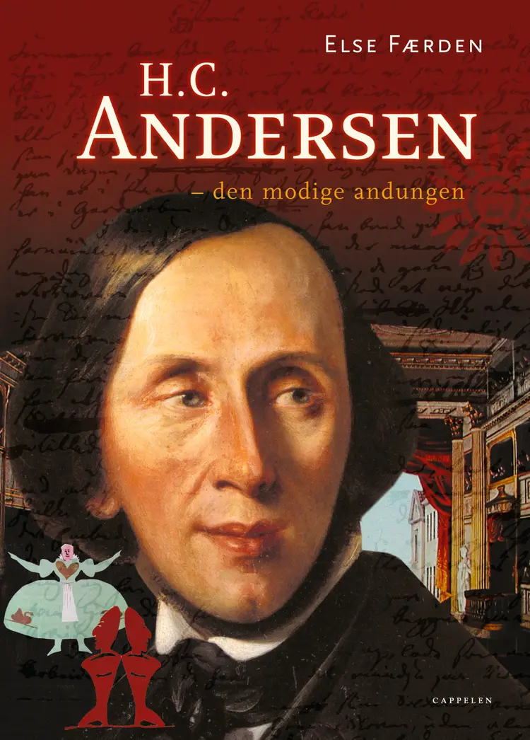 Omslag H. C. Andersen - den modige andungen av Else Færden (Innbundet)