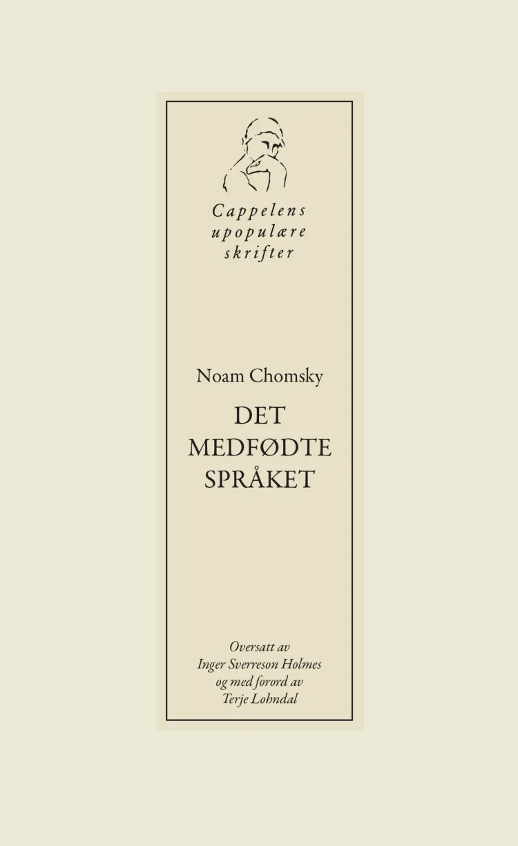Omslag Det medfødte språket av Noam Chomsky (Heftet)