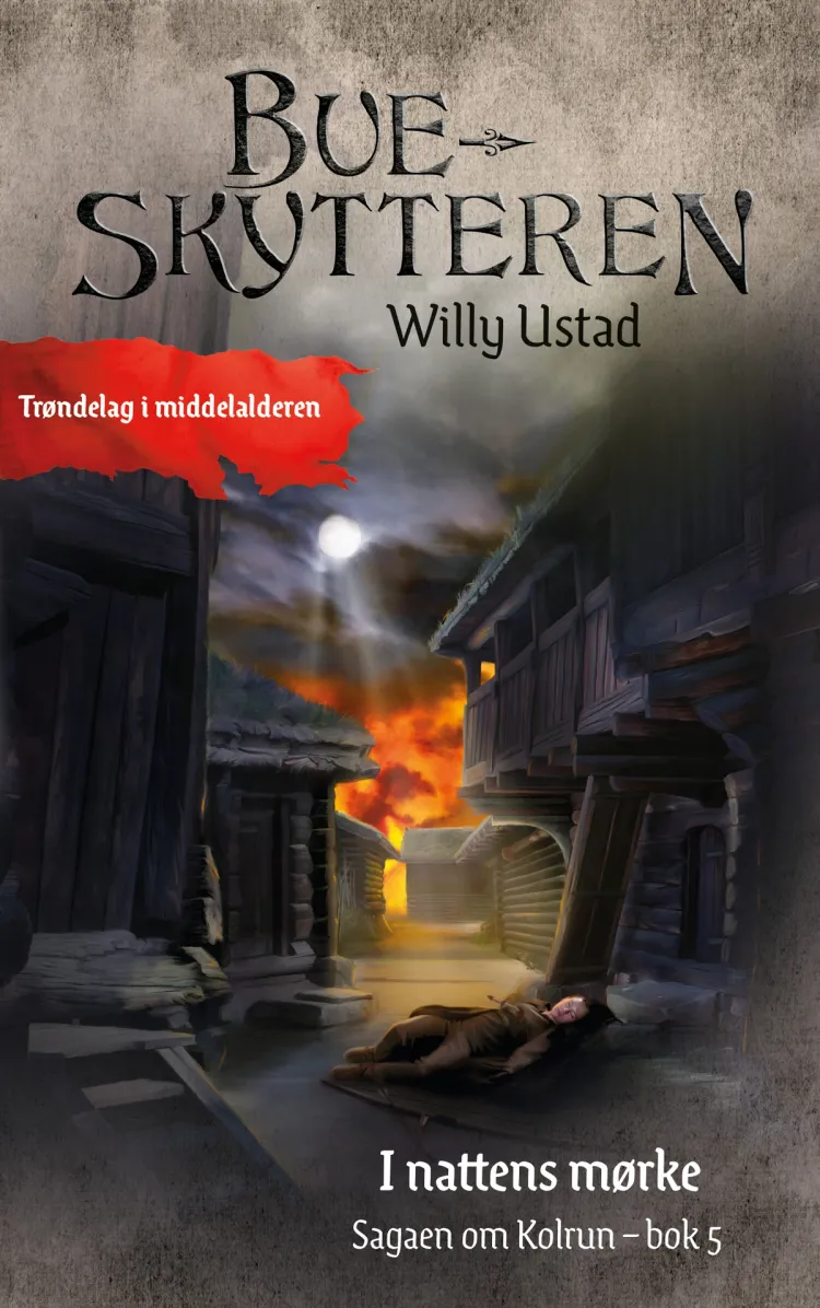 Omslag I nattens mørke av Willy Ustad (Heftet)