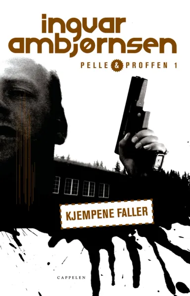 Omslag Kjempene faller av Ingvar Ambjørnsen (Heftet)
