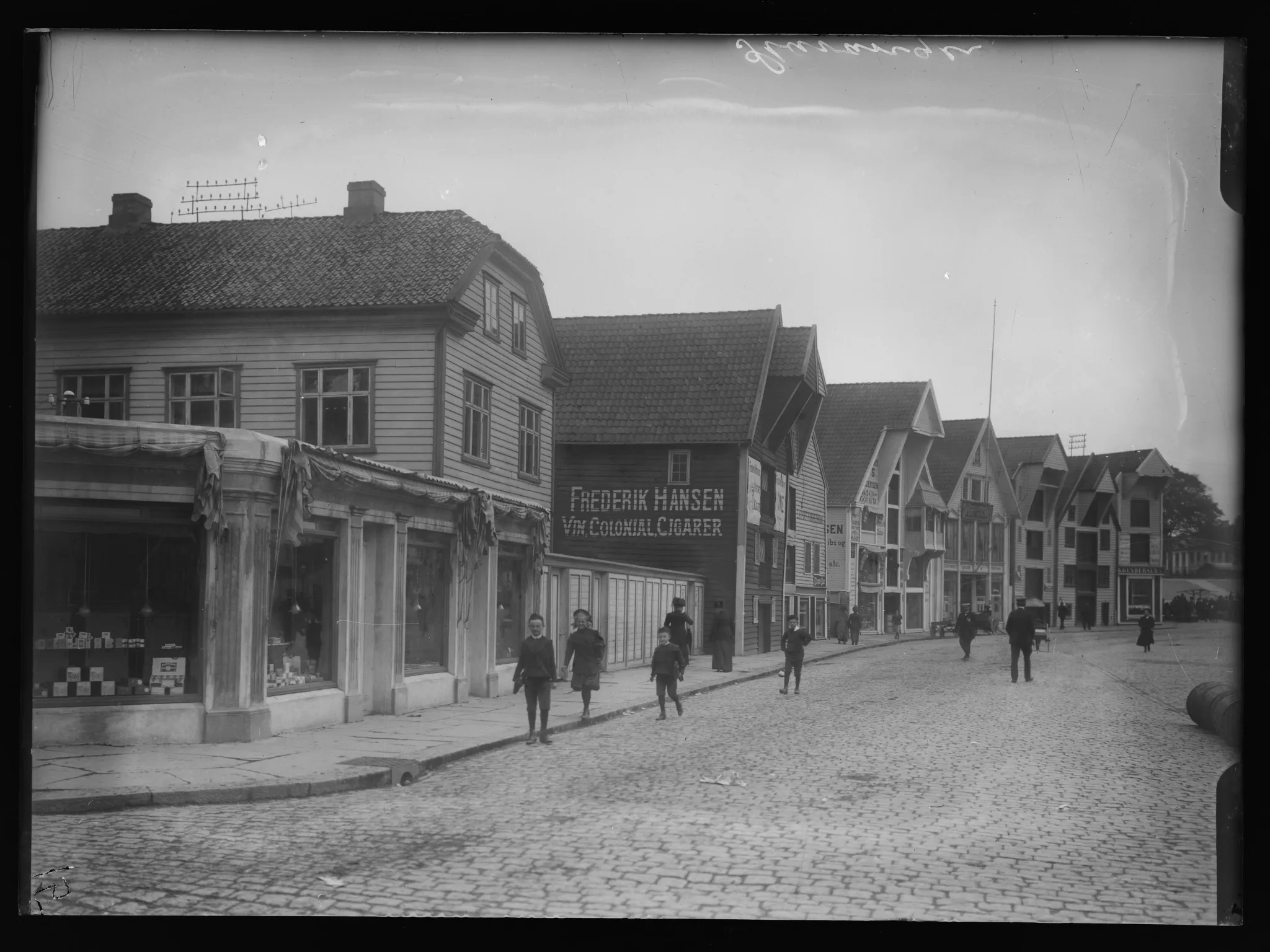 Skagenkaien, Stavanger, ca. år 1900.