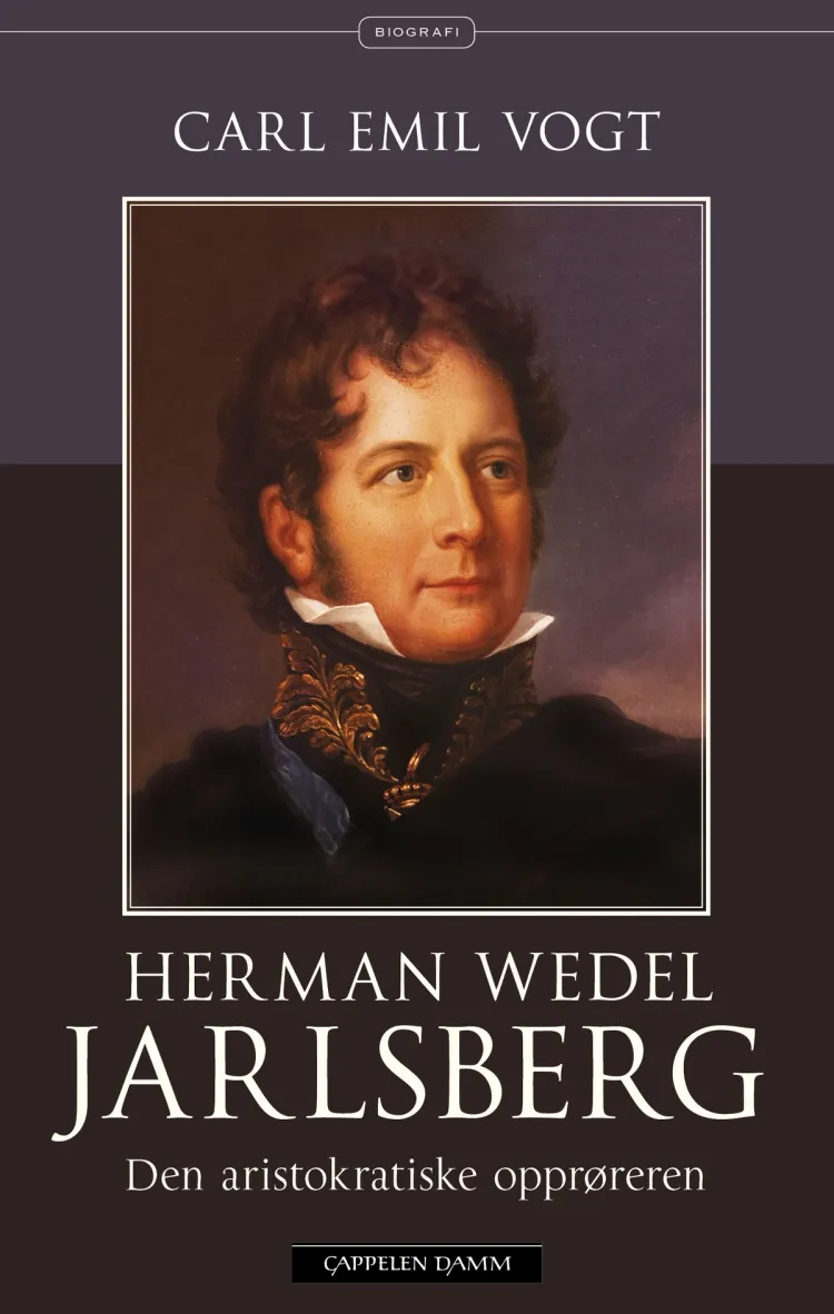Omslag Herman Wedel Jarlsberg av Carl Emil Vogt (Heftet)