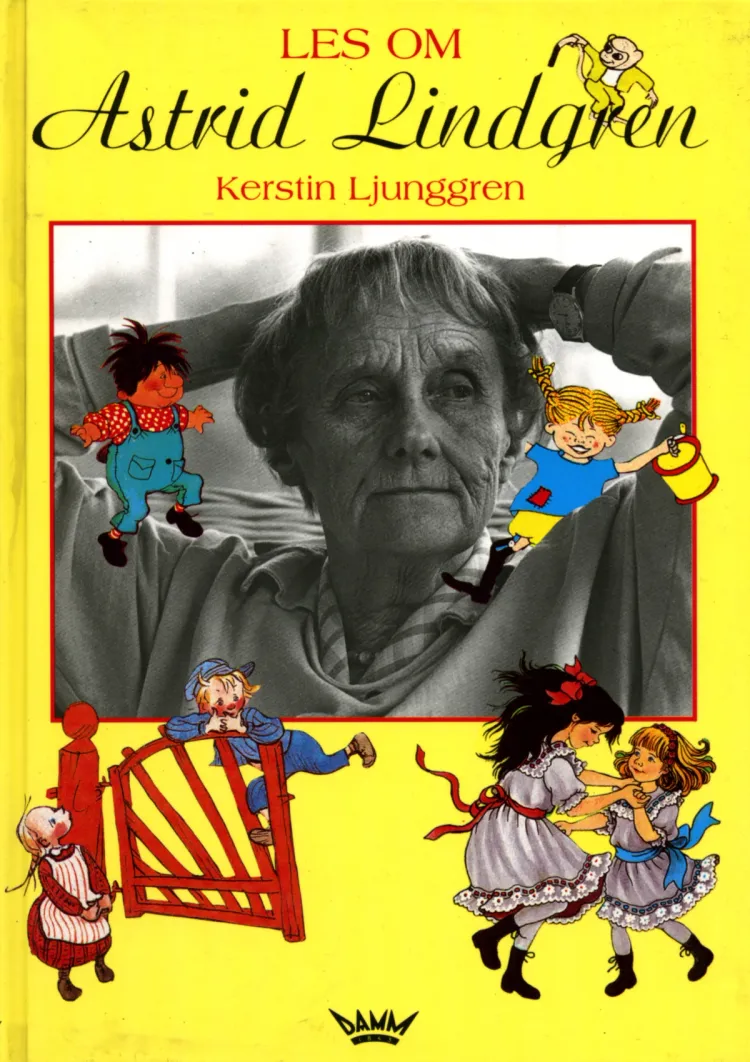 Omslag Les om Astrid Lindgren av Kerstin Ljunggren (Innbundet)