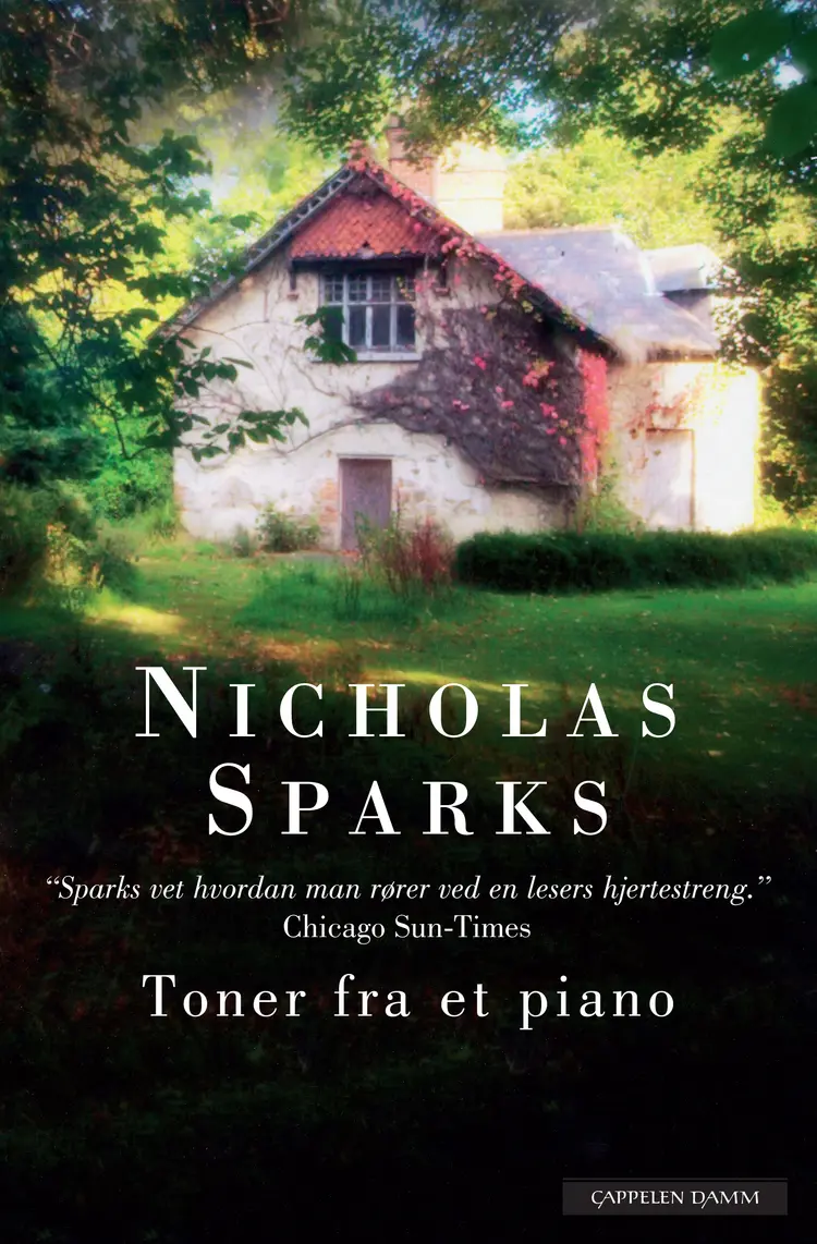 Omslag Toner fra et piano av Nicholas Sparks (Innbundet)