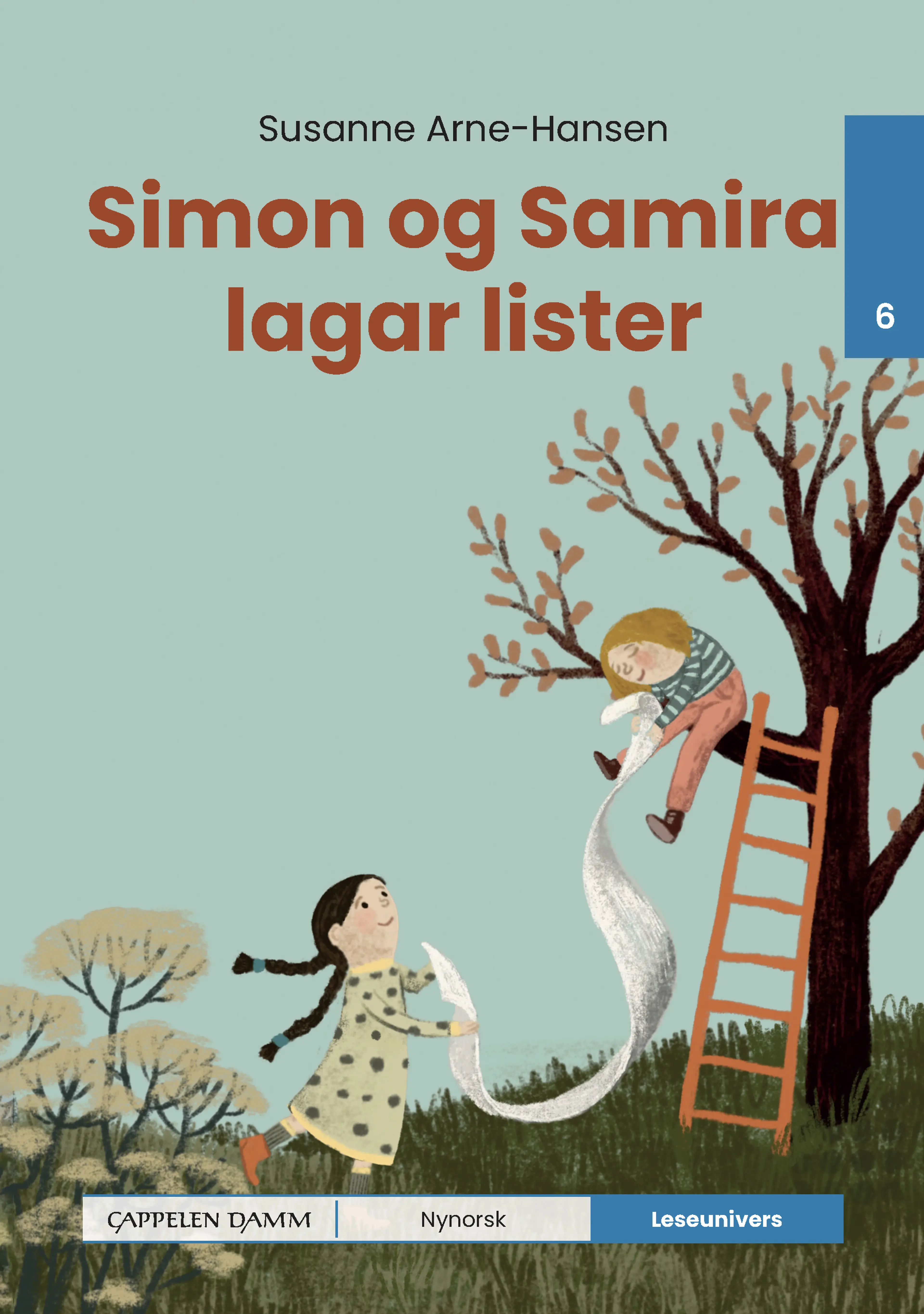 Omslag Leseunivers 6: Simon og Samira lagar lister av Susanne Arne-Hansen (Innbundet)