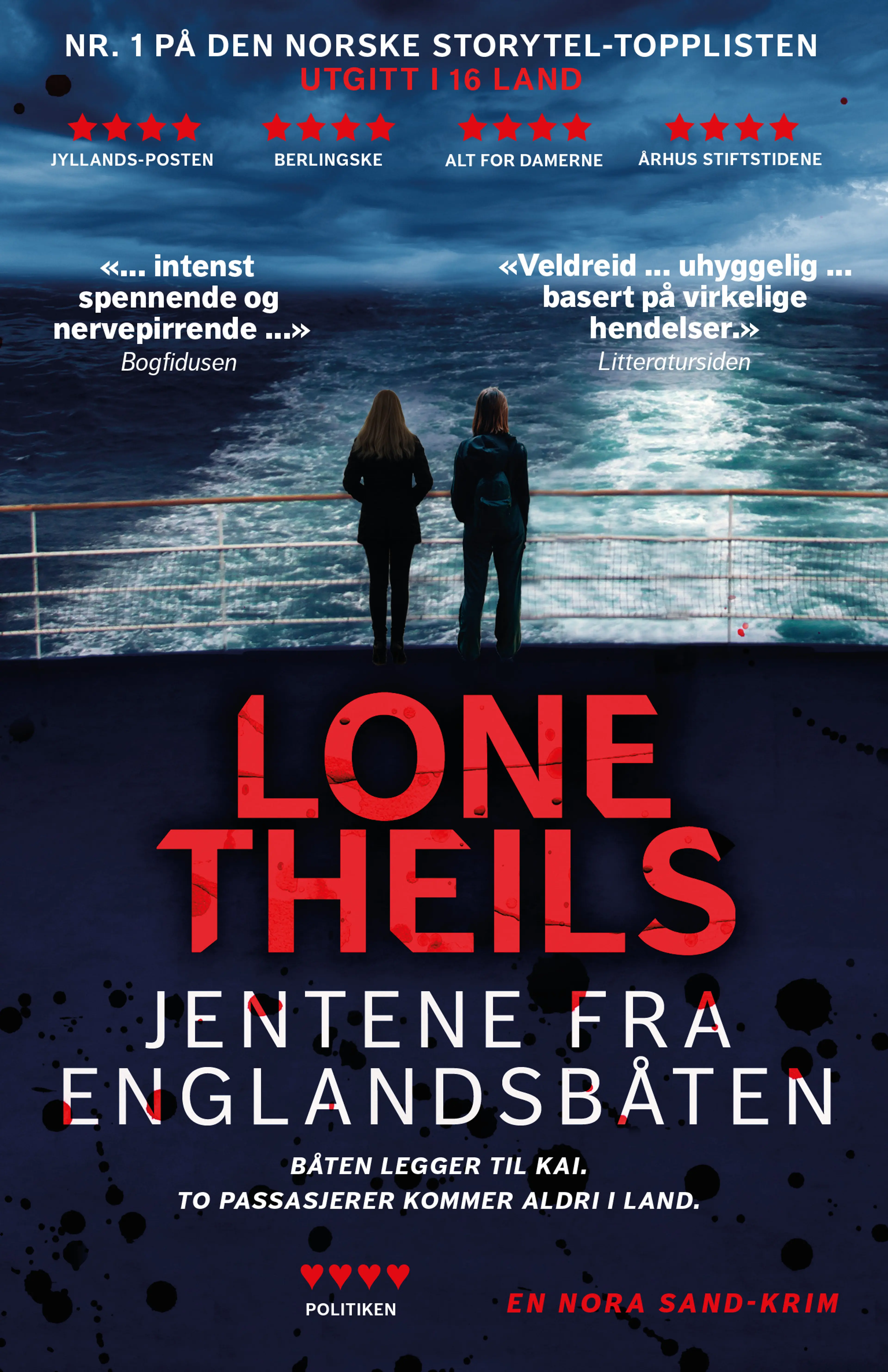 Omslag Jentene fra englandsbåten av Lone Theils (Ebok)