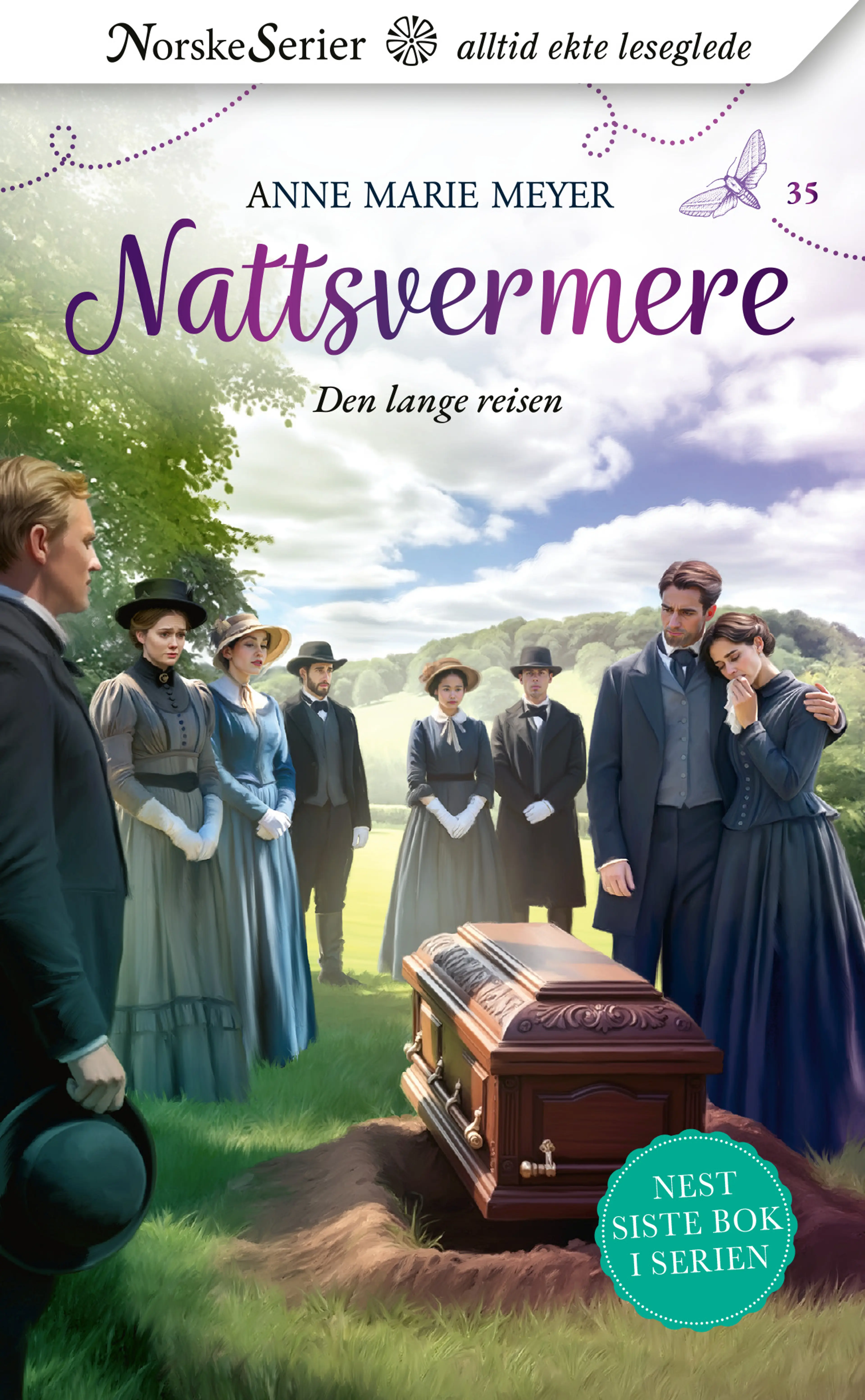 Omslag Den lange reisen av Anne Marie Meyer (Heftet)