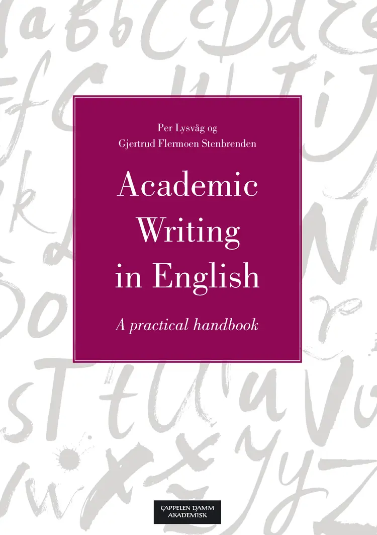 Omslag Academic Writing in English av Per Lysvåg og Gjertrud F. Stenbrenden (Heftet)
