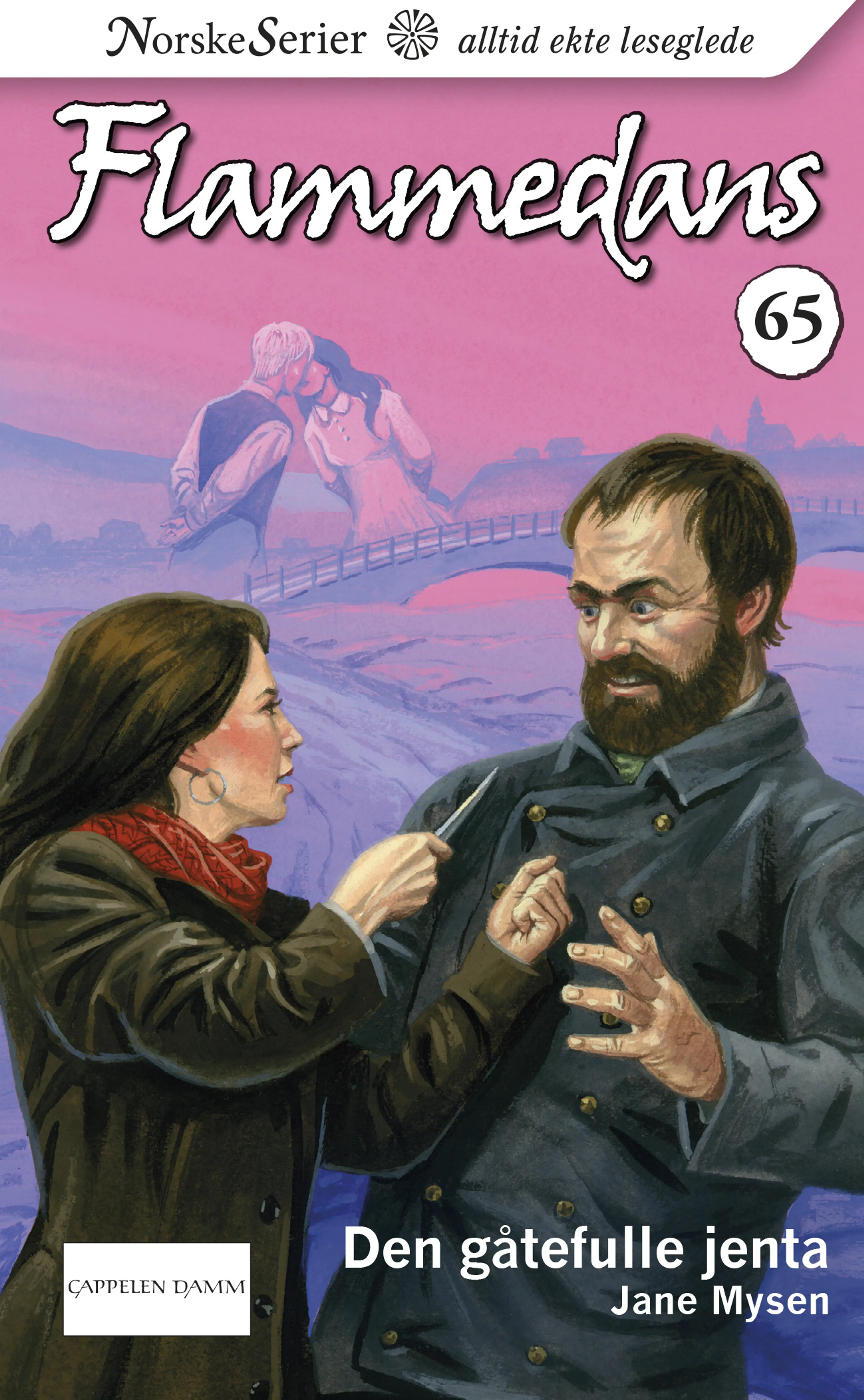Omslag Den gåtefulle jenta av Jane Mysen (Ebok)