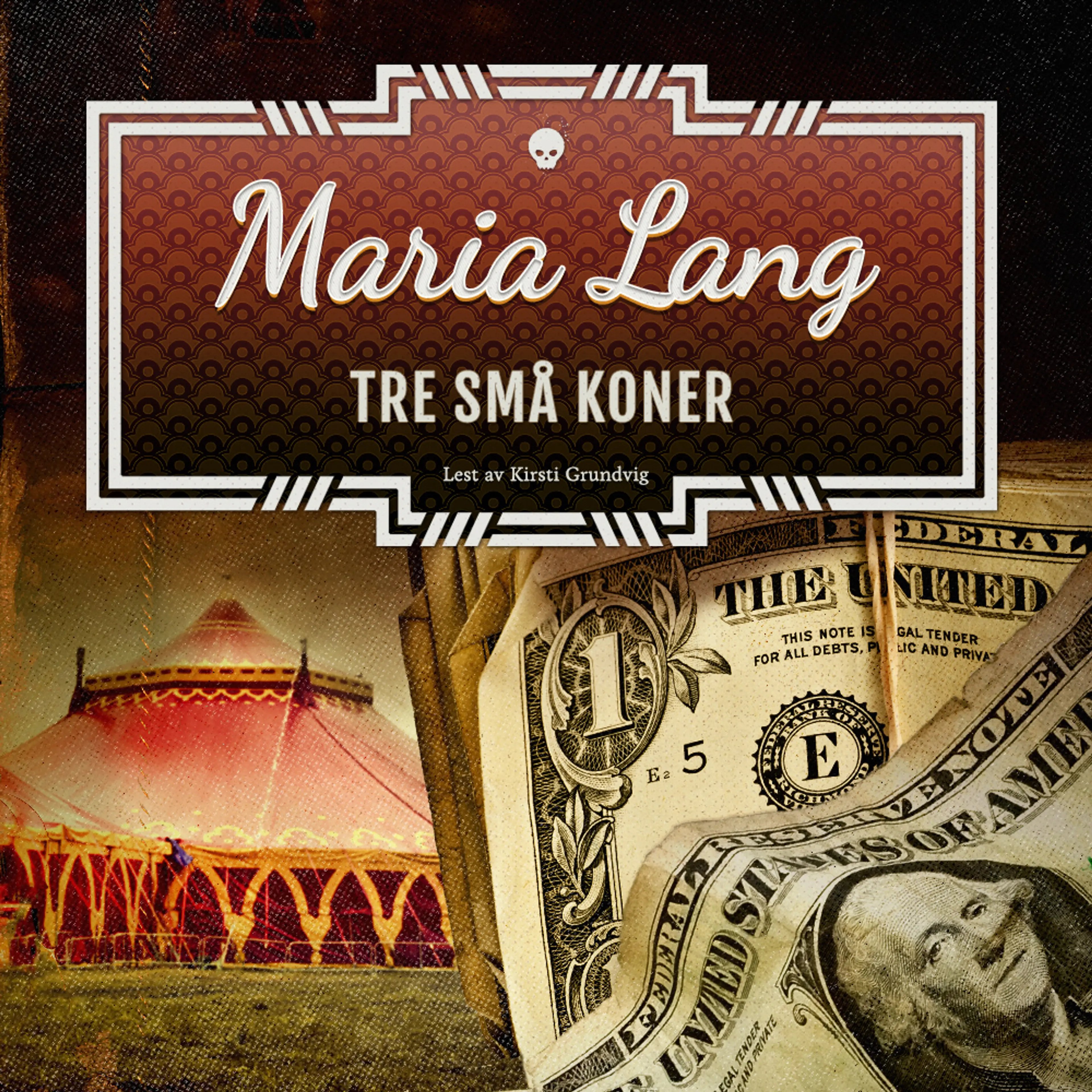 Omslag Tre små koner av Maria Lang (Lydbok)