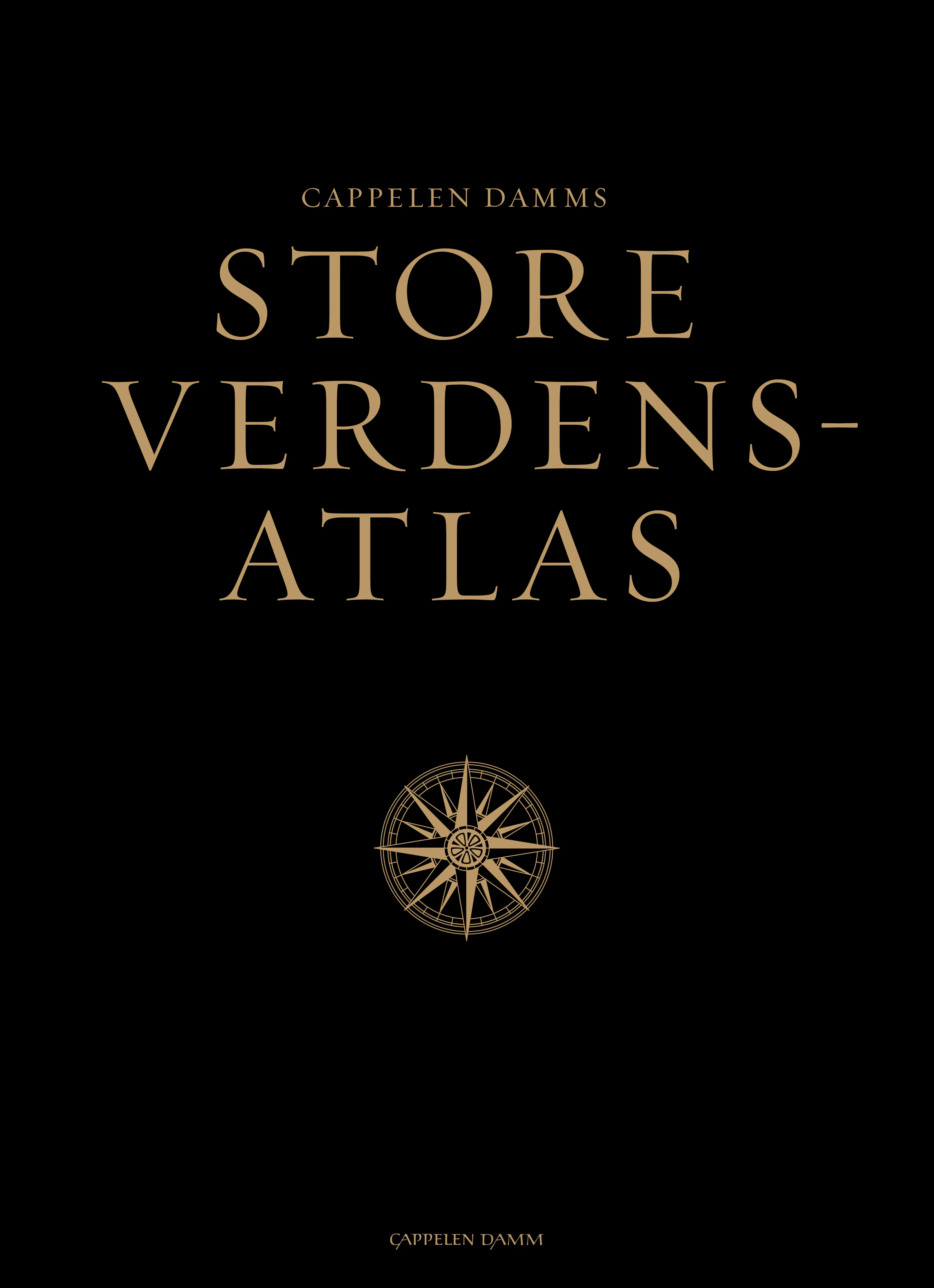 Omslag Cappelen Damms store verdensatlas (Innbundet)