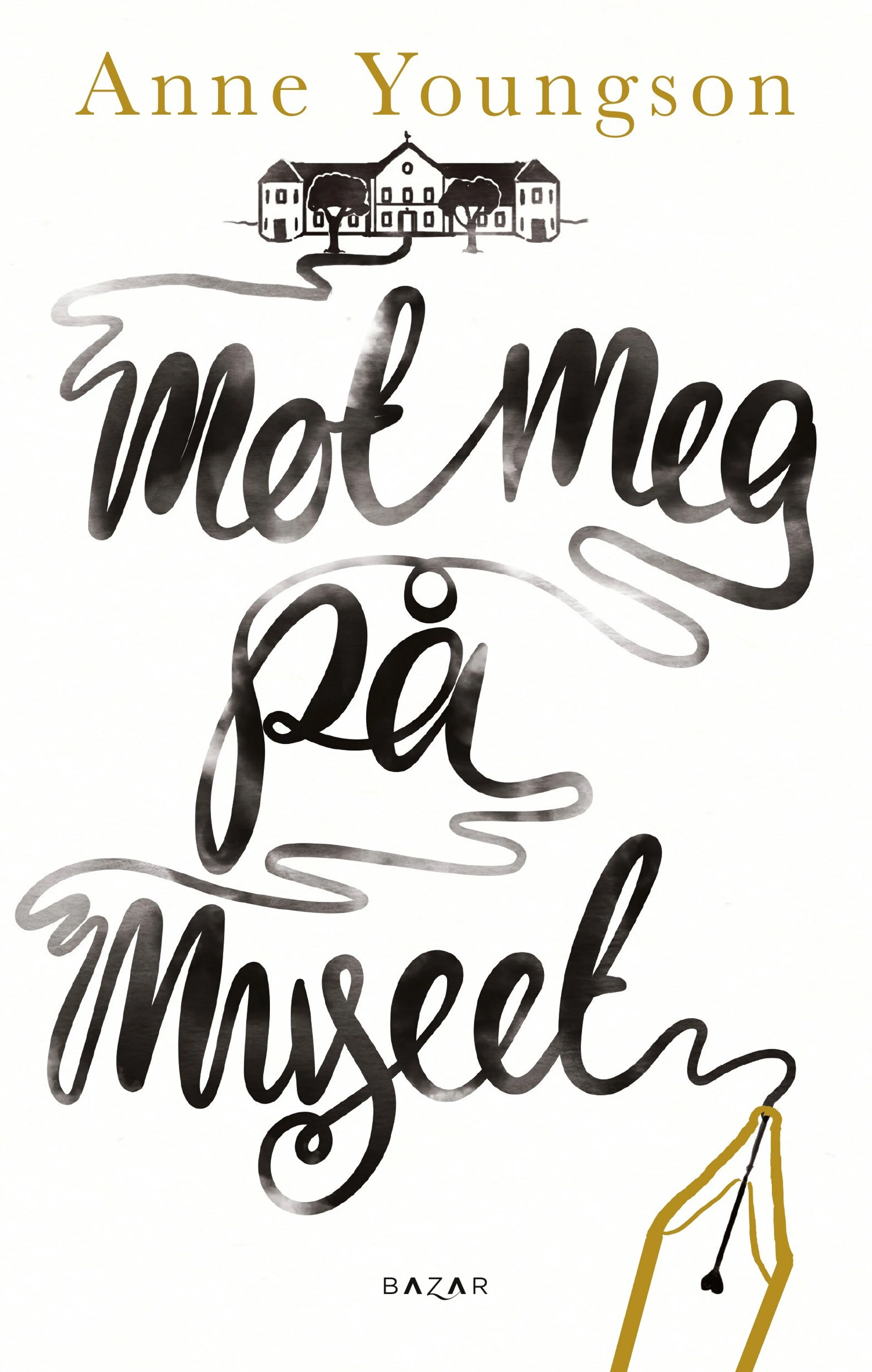 Omslag Møt meg på museet av Anne Youngson (Innbundet)