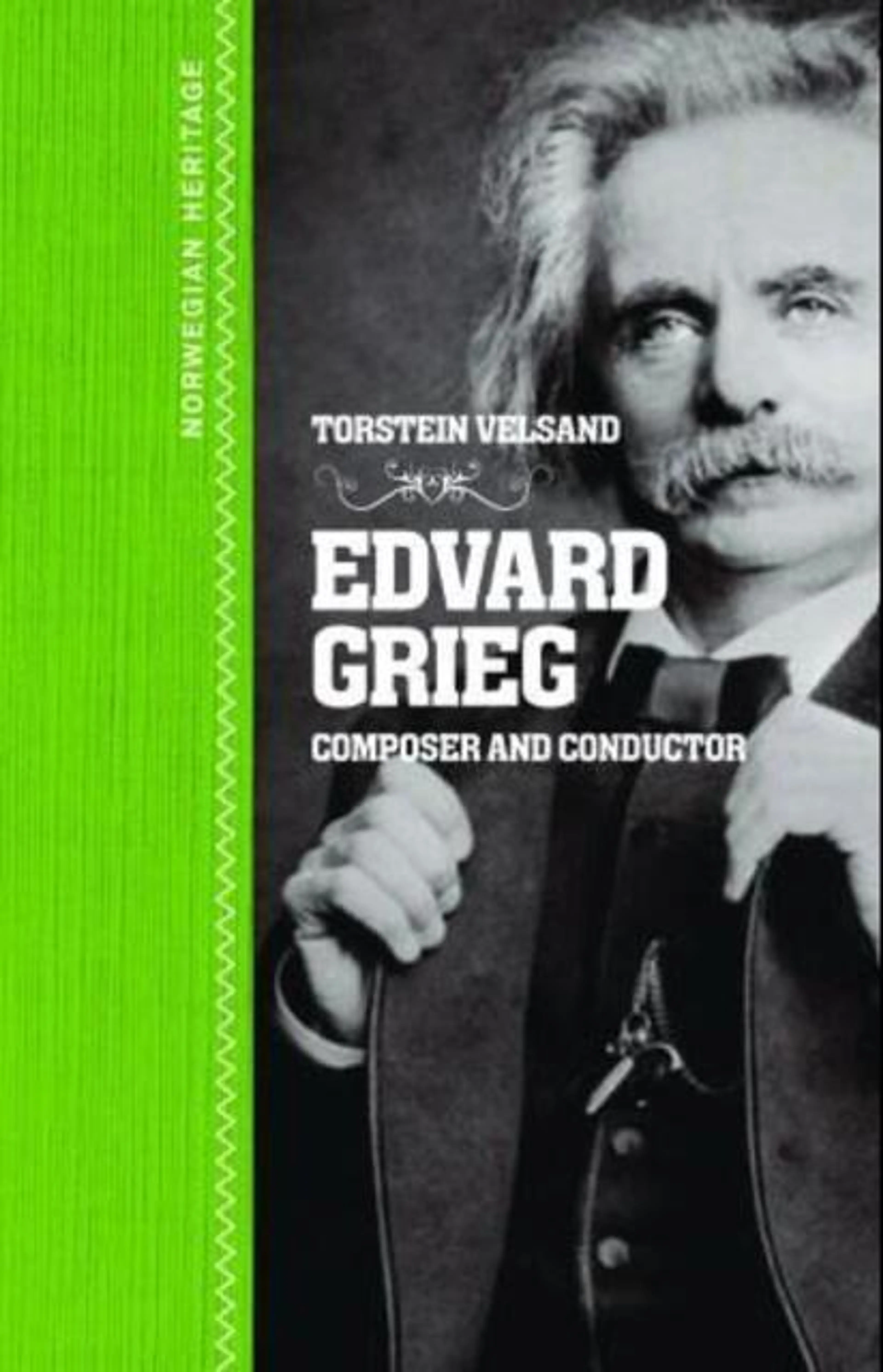 Omslag Edvard Grieg av Torstein Velsand (Innbundet)