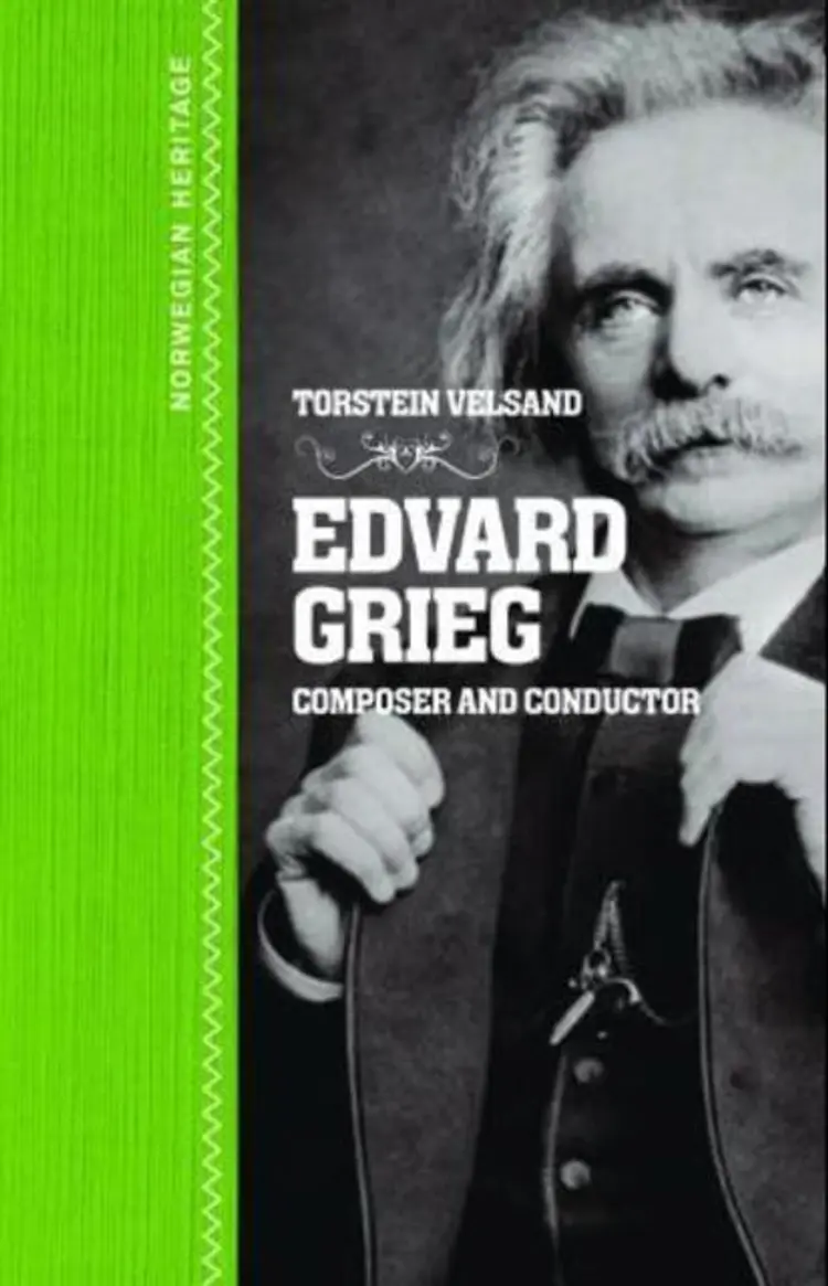 Omslag Edvard Grieg av Torstein Velsand (Innbundet)