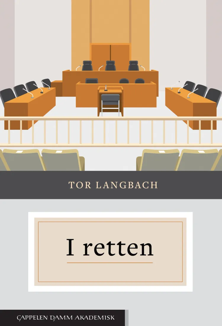 Omslag I retten av Tor Langbach (Heftet)