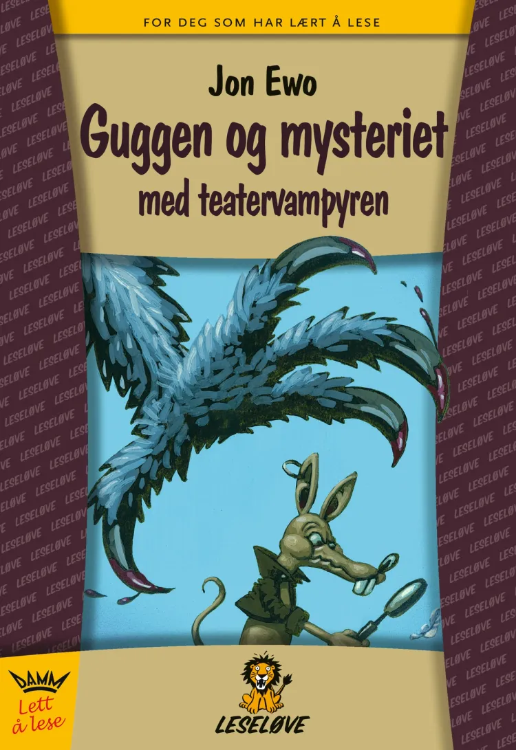Omslag Leseløve - Guggen og mysteriet med teatervampyren av Jon Ewo (Innbundet)