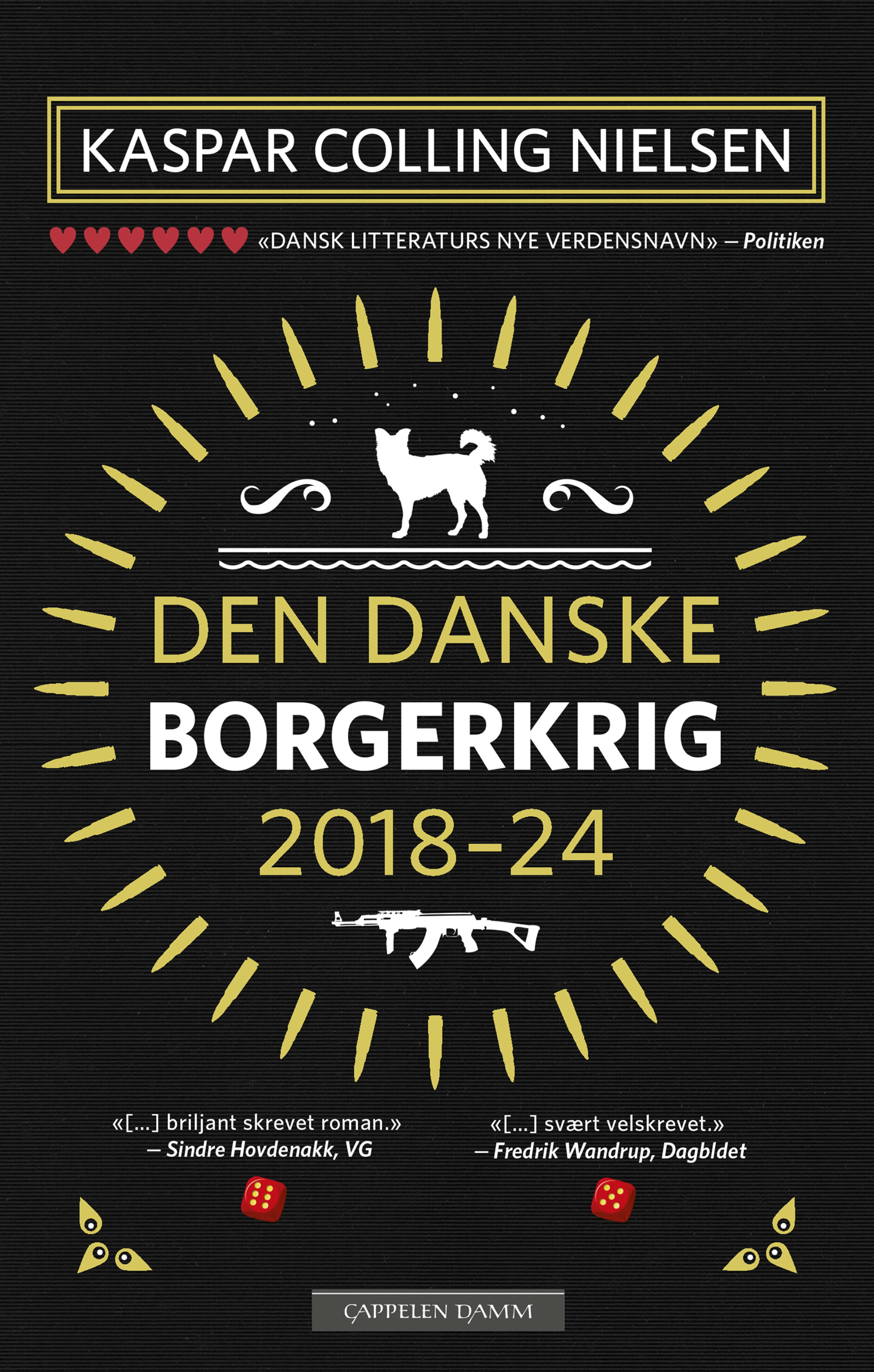 Omslag Den danske borgerkrig 2018-24 av Kaspar Colling Nielsen (Ebok)