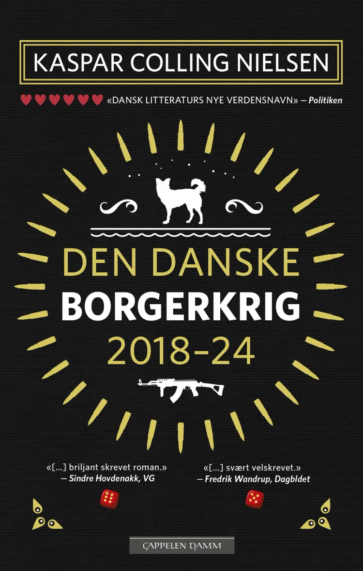Omslag Den danske borgerkrig 2018-24 av Kaspar Colling Nielsen (Ebok)