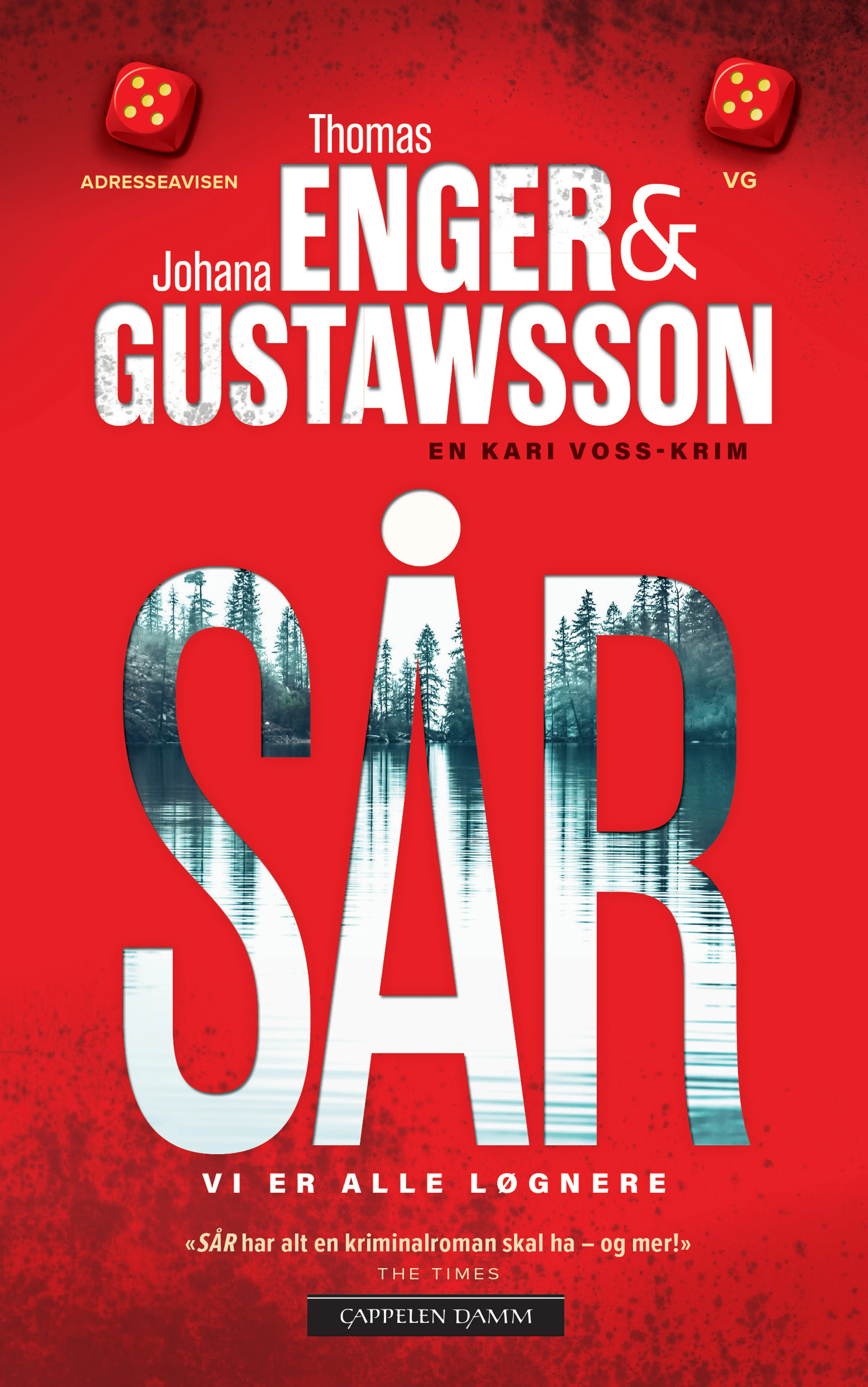 Omslag Sår av Thomas Enger og Johana Gustawsson (Heftet)