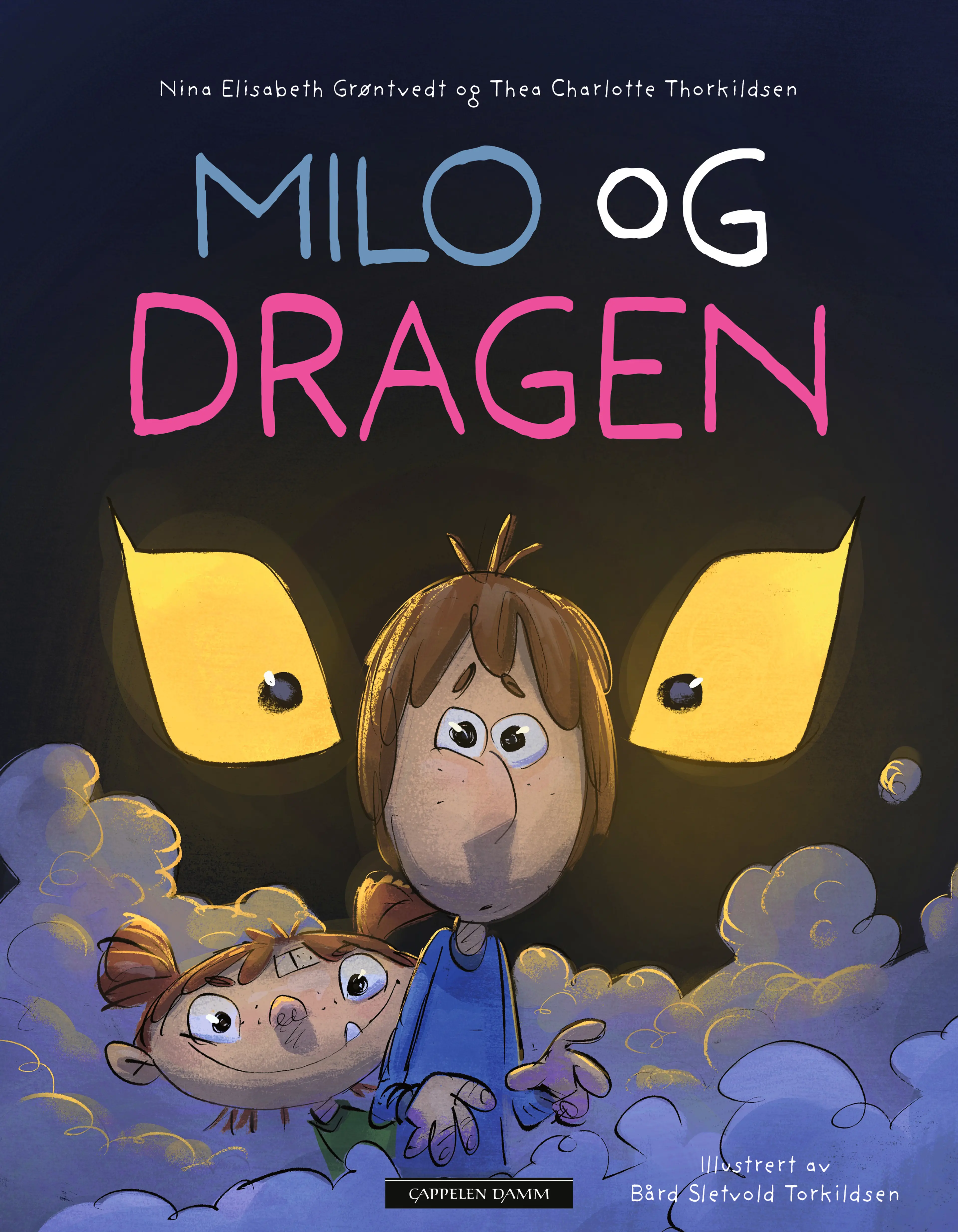 Omslag Milo og dragen av Nina Elisabeth Grøntvedt og Thea Charlotte Thorkildsen (Ebok)