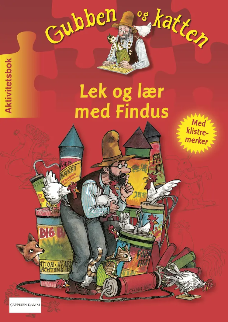 Omslag Gubben og katten. Lek og lær med Findus av Christian Becker (Heftet)