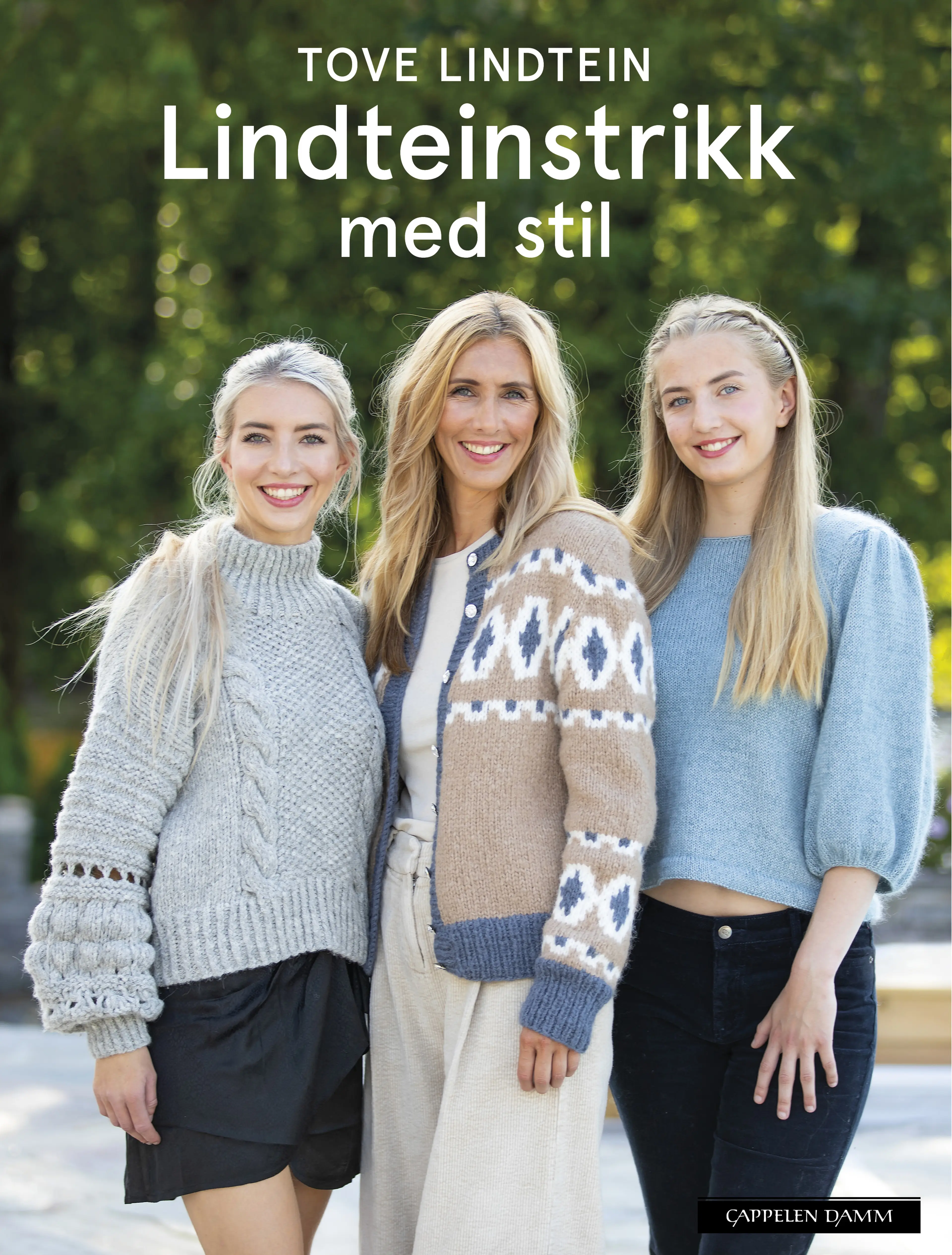 Omslag Lindteinstrikk med stil av Tove Lindtein (Innbundet)