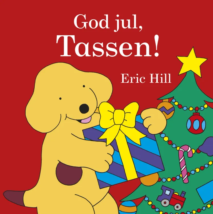 Omslag God jul, Tassen! av Eric Hill (Innbundet)
