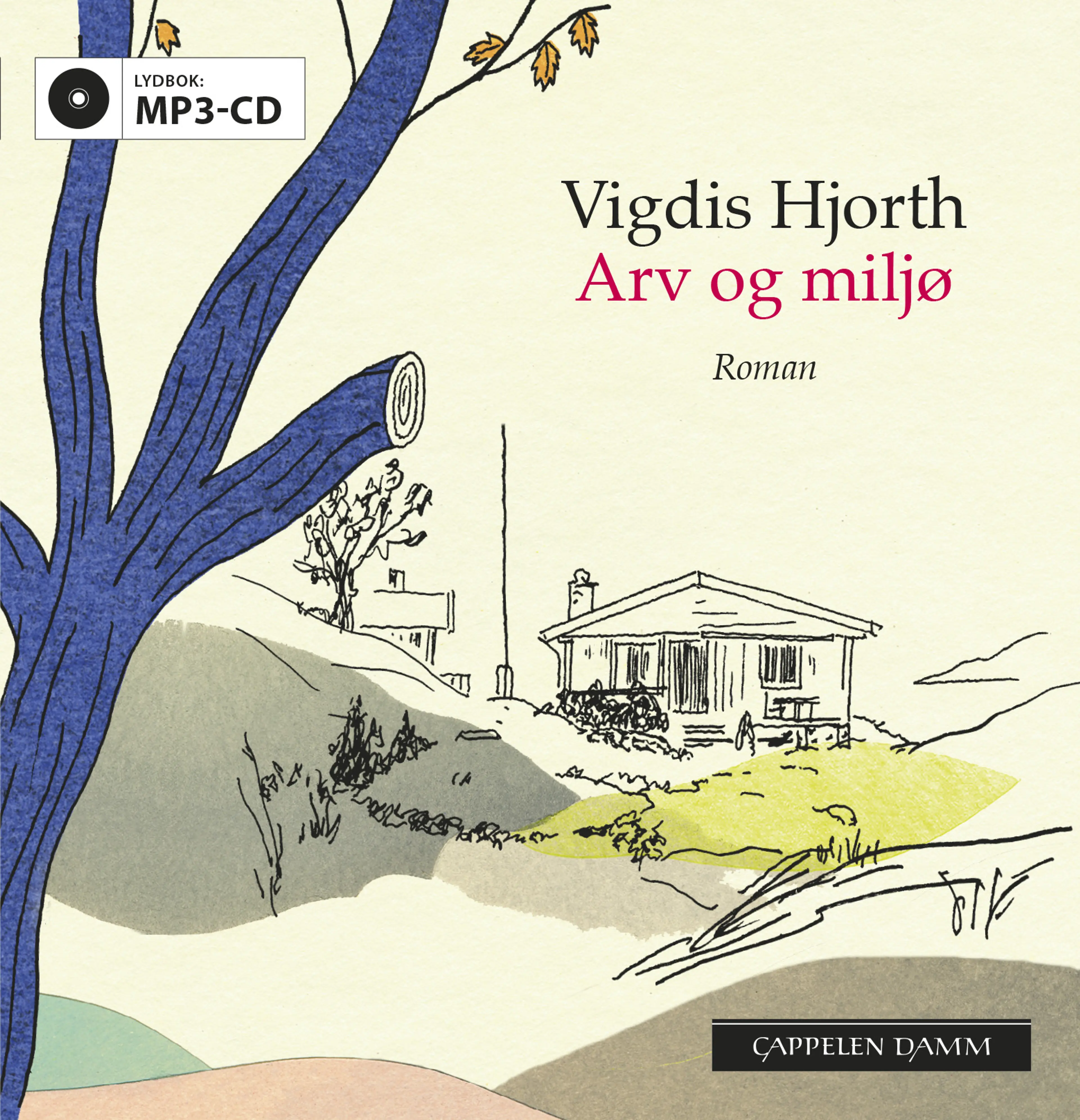 Omslag Arv og miljø av Vigdis Hjorth (CD)
