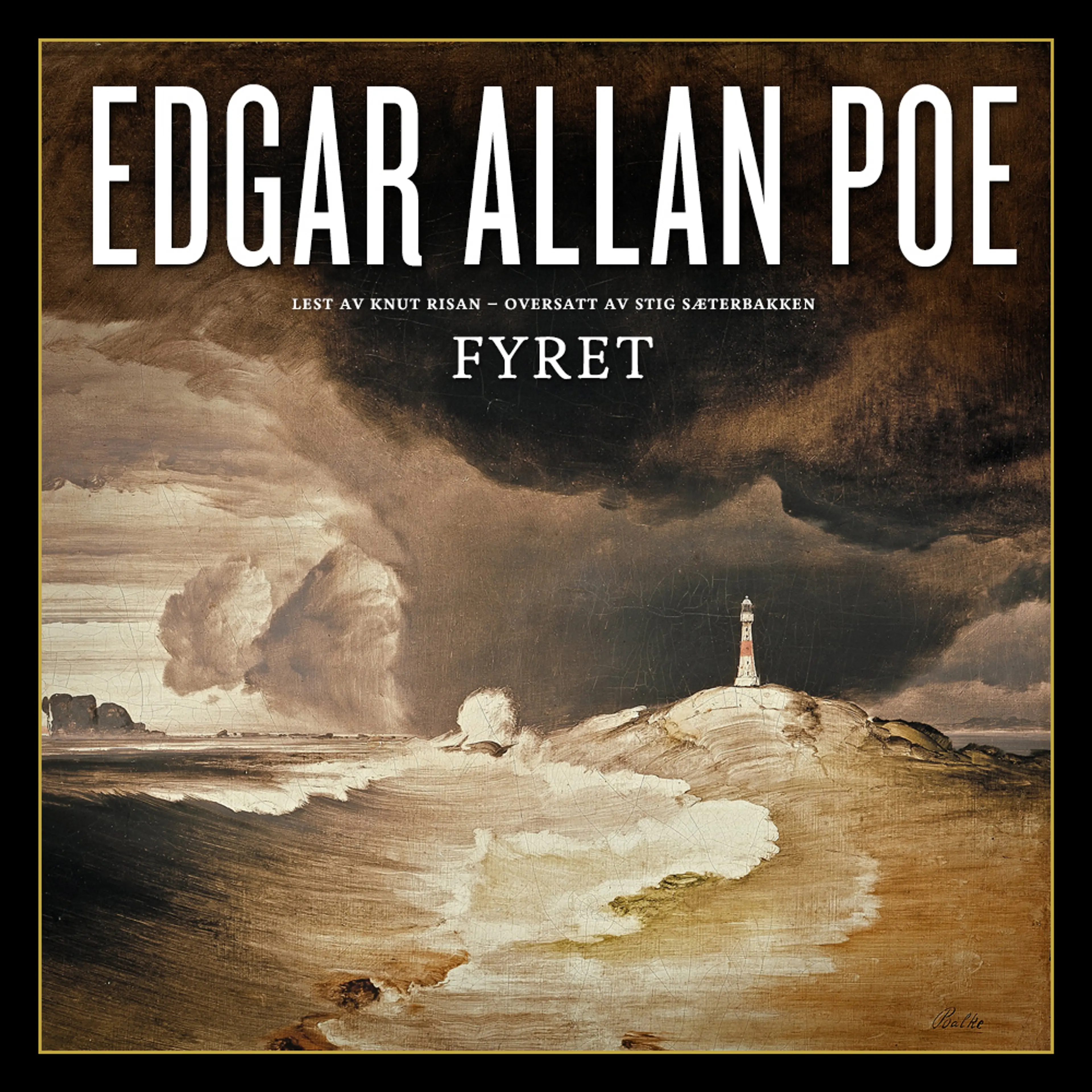 Omslag Fyret av Edgar Allan Poe (Lydbok)