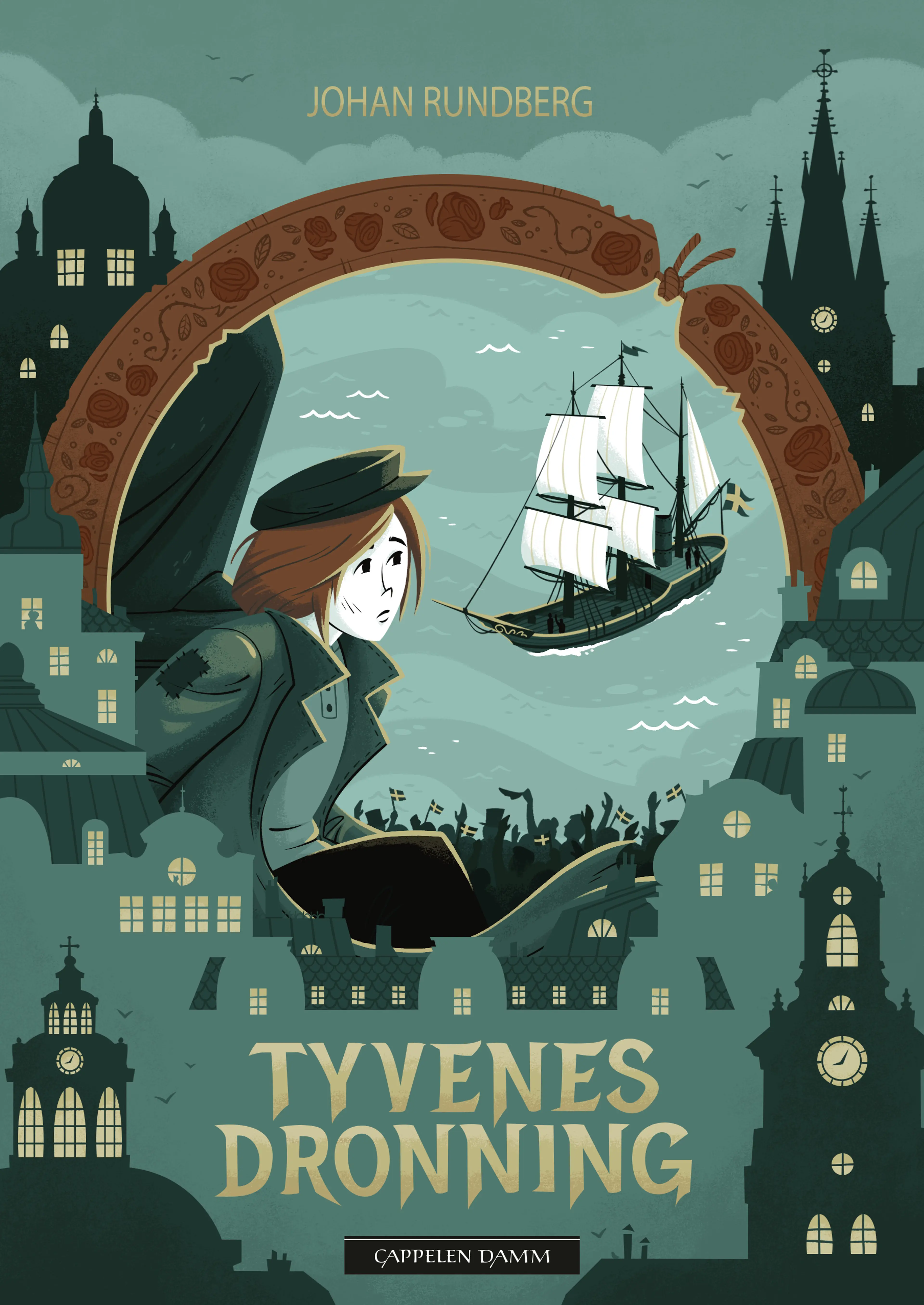 Omslag Tyvenes dronning av Johan Rundberg (Ebok)