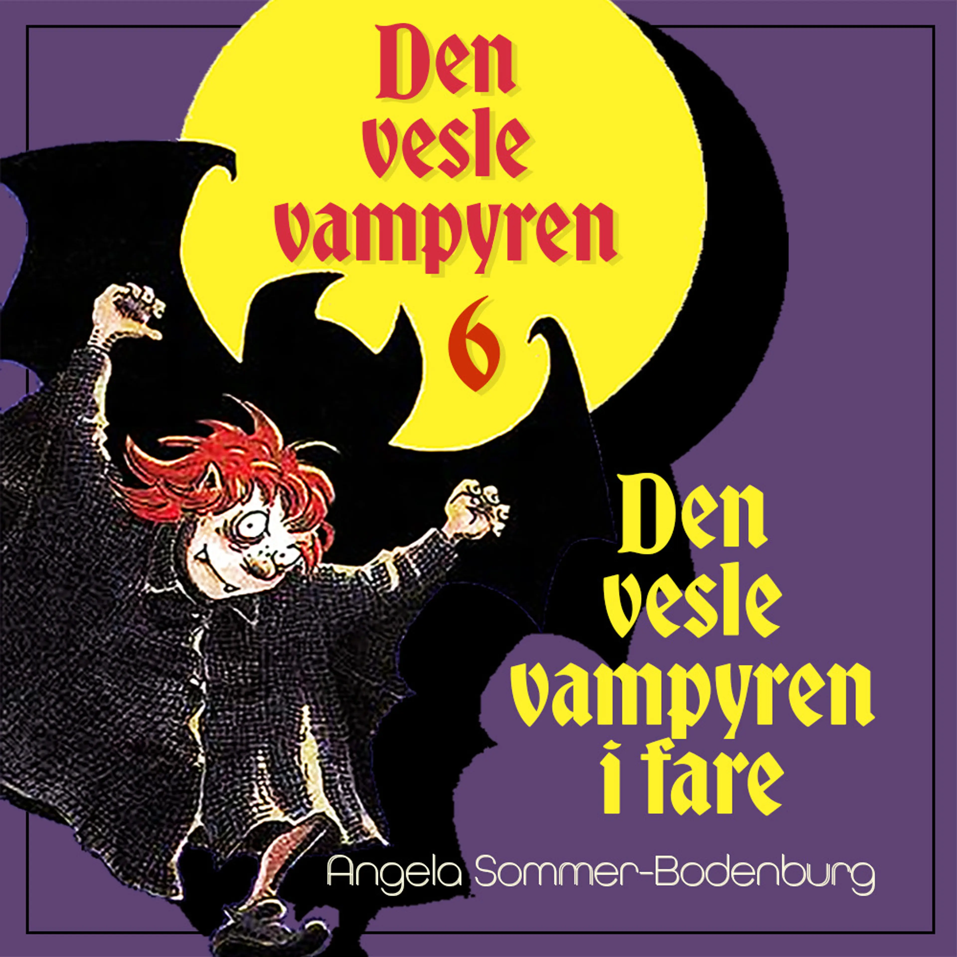 Omslag Den vesle vampyren i fare av Angela Sommer-Bodenburg (Lydbok)