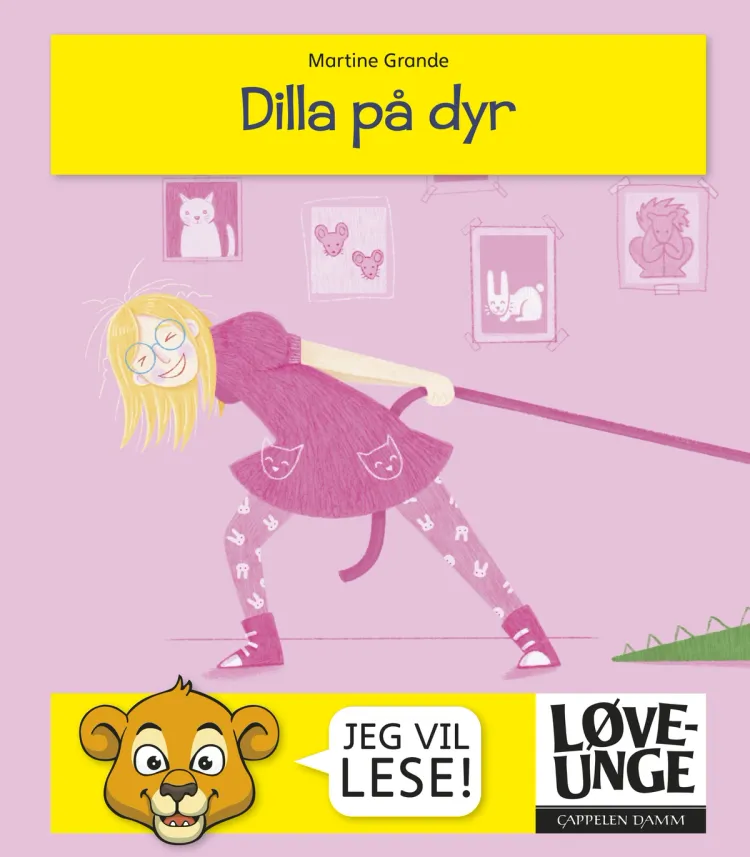 Omslag Løveunge - Dilla på dyr av Martine Grande (Ebok)