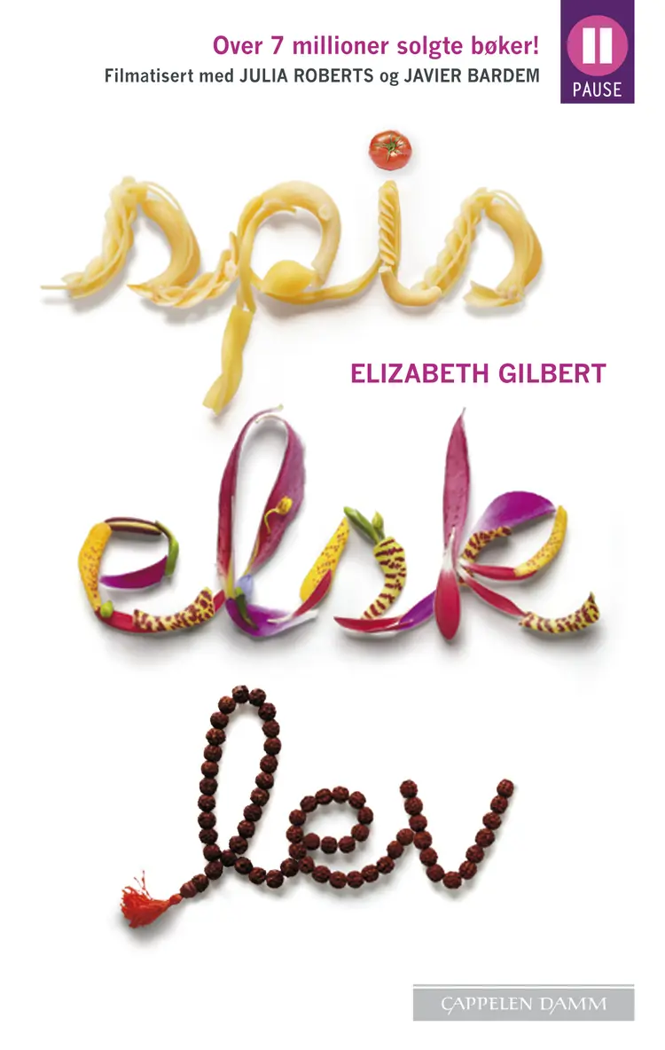 Omslag Spis Elsk Lev av Elizabeth Gilbert (Heftet)
