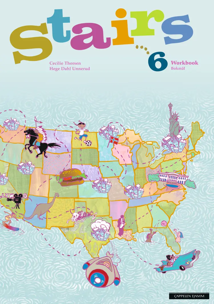 Omslag Stairs 6 Workbook av Cecilie Thorsen og Hege Dahl Unnerud (Heftet)