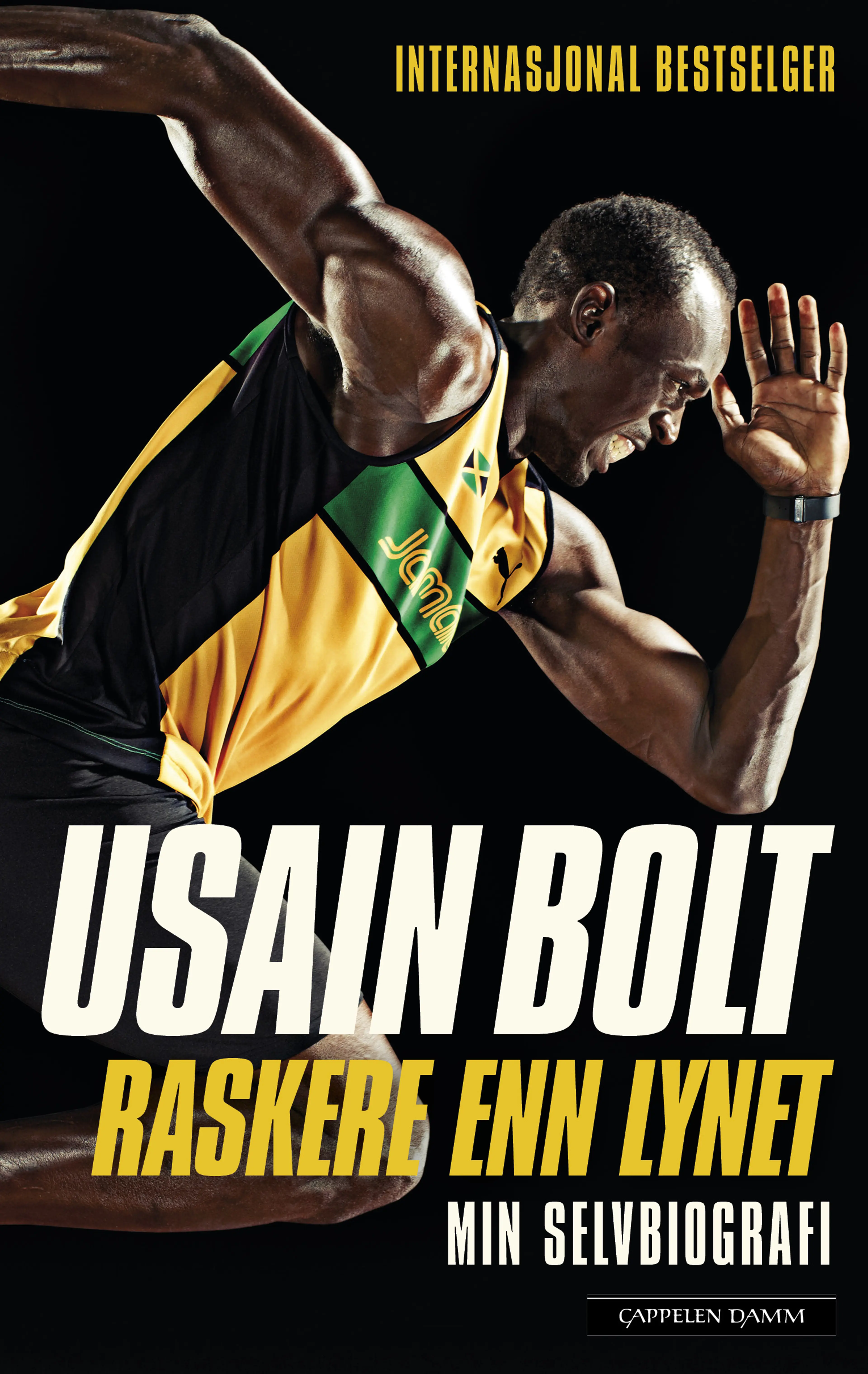 Omslag Raskere enn lynet av Usain Bolt (Heftet)