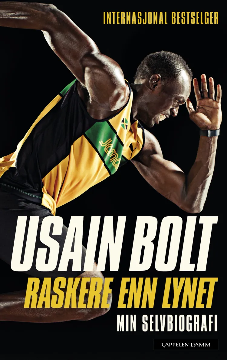 Omslag Raskere enn lynet av Usain Bolt (Heftet)