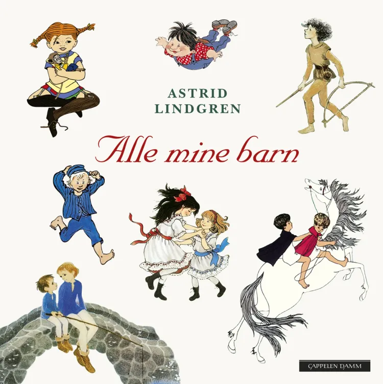 Omslag Alle mine barn av Astrid Lindgren (Innbundet)