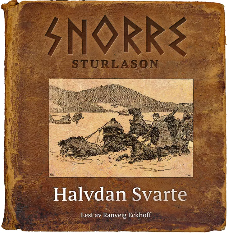 Omslag Halvdan Svarte av Snorre Sturlason (Lydbok)