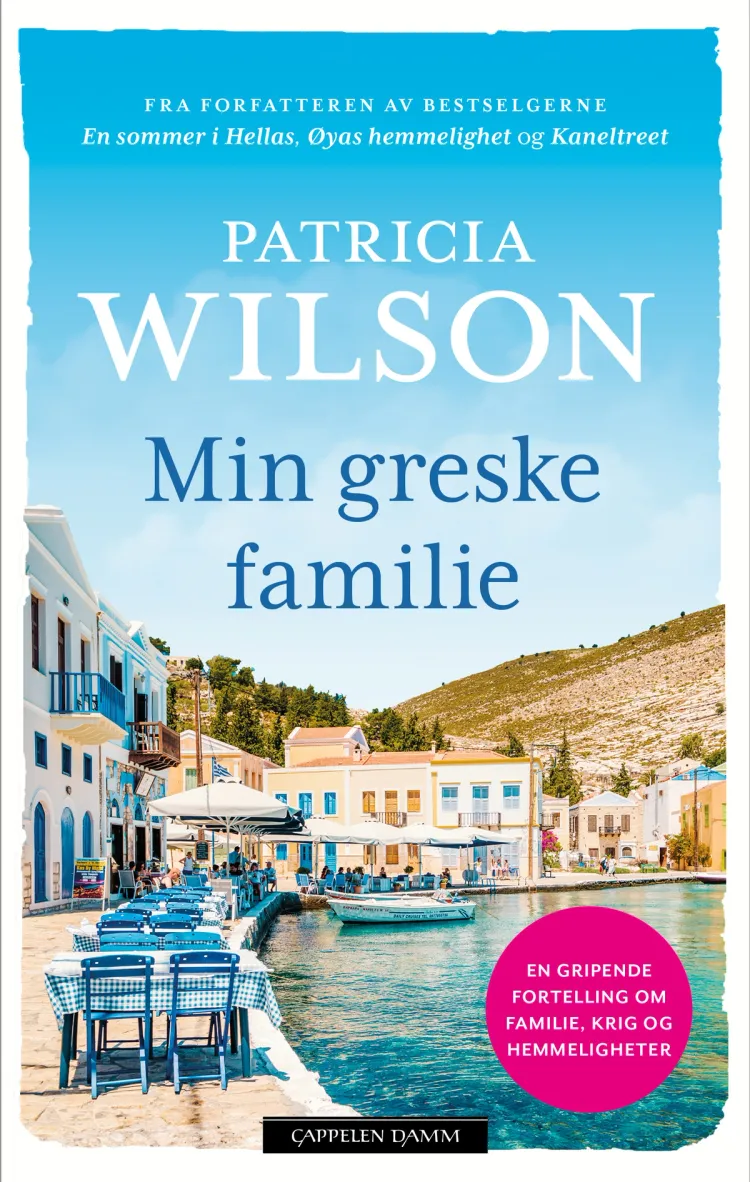 Omslag Min greske familie av Patricia Wilson (Ebok)