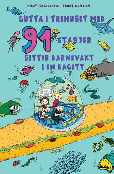 Omslag Gutta i trehuset med 91 etasjer av Andy Griffiths (Heftet)
