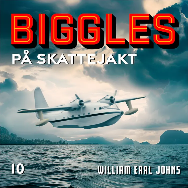 Omslag Biggles på skattejakt av William Earl Johns (Lydbok)