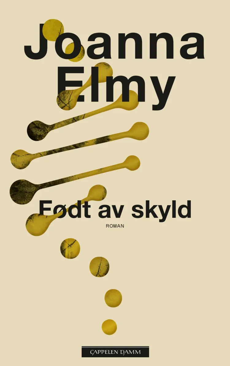 Omslag Født av skyld av Joanna Elmy (Innbundet)