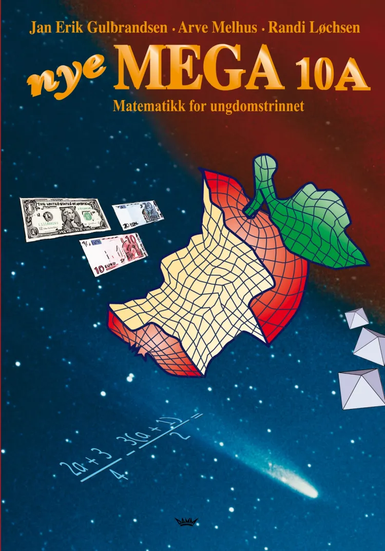 Omslag Nye Mega 10A elevbok bm av Jan Erik Gulbrandsen, Arve Melhus og Randi Løchsen (Innbundet)