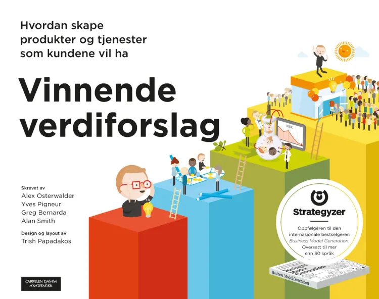 Omslag Vinnende verdiforslag av Alex Osterwalder, Yves Pigneur, Greg Bernarda og Alan Smith (Heftet)