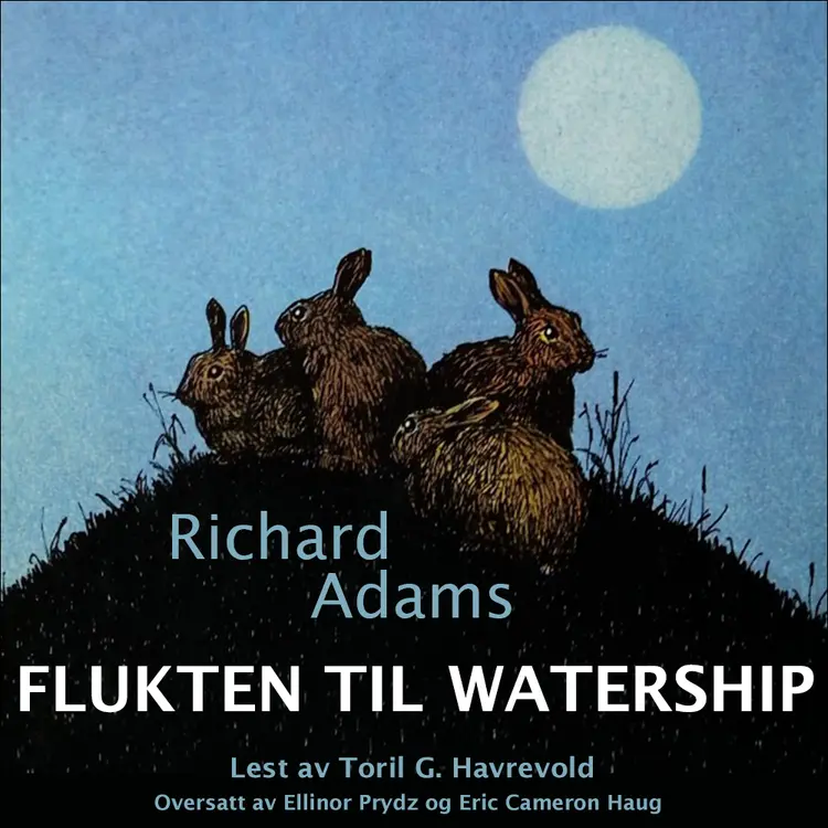Omslag Flukten til Watership av Richard Adams (Lydbok)