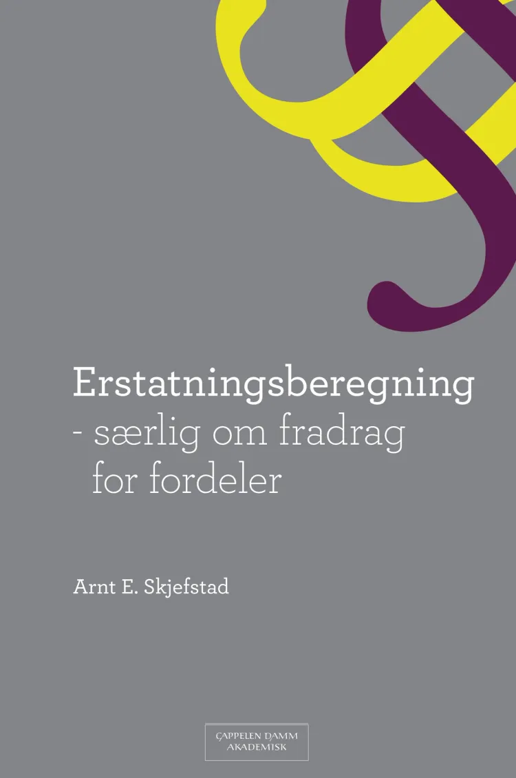 Omslag Erstatningsberegning av Arnt E. Skjefstad (Innbundet)